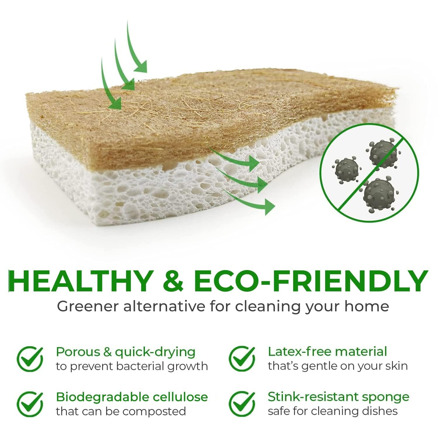 Natural Kitchen Sponges