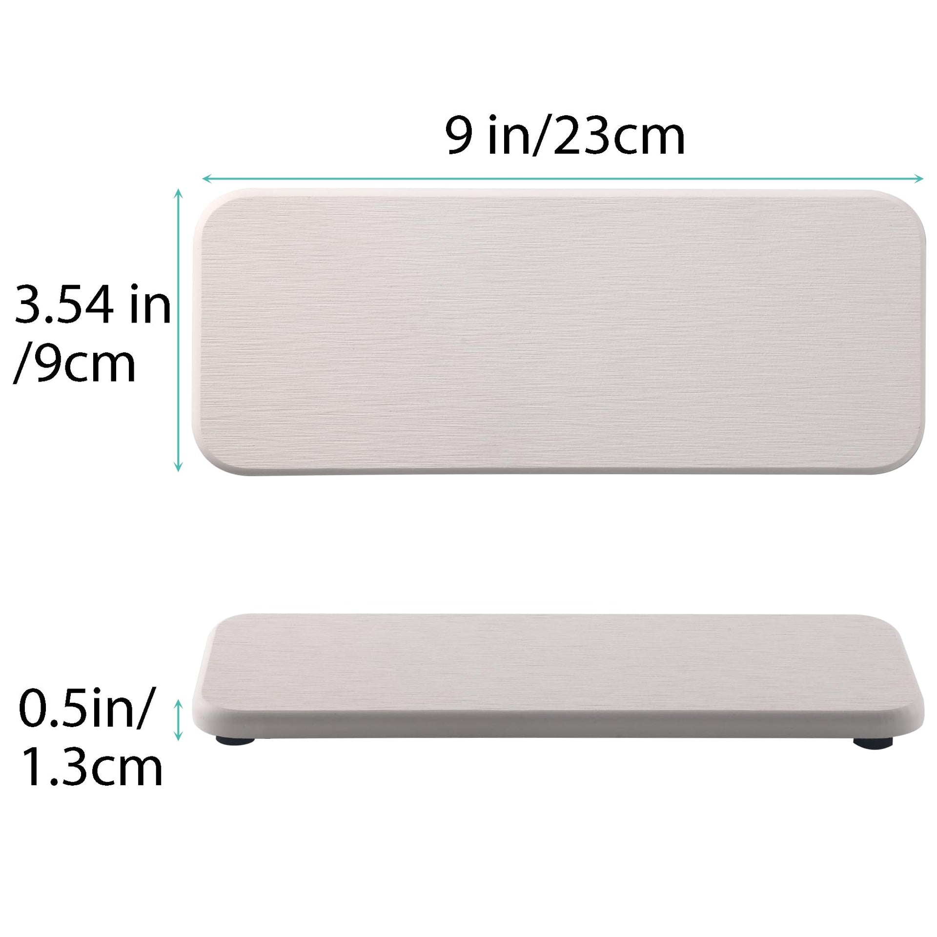 2 Pcs Sink Stone Soap Trays (2 Count)