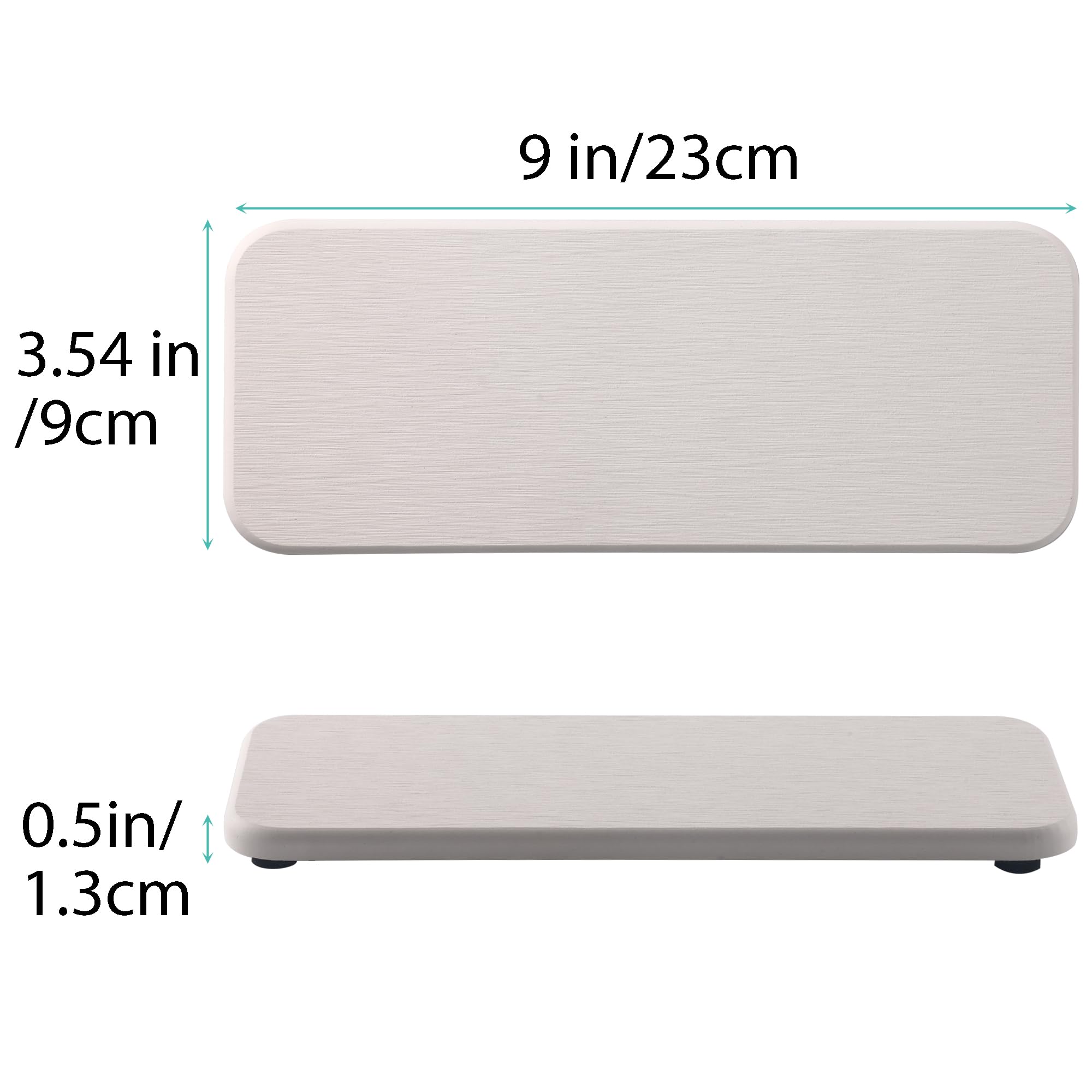 2 Pcs Sink Stone Soap Trays (2 Count)