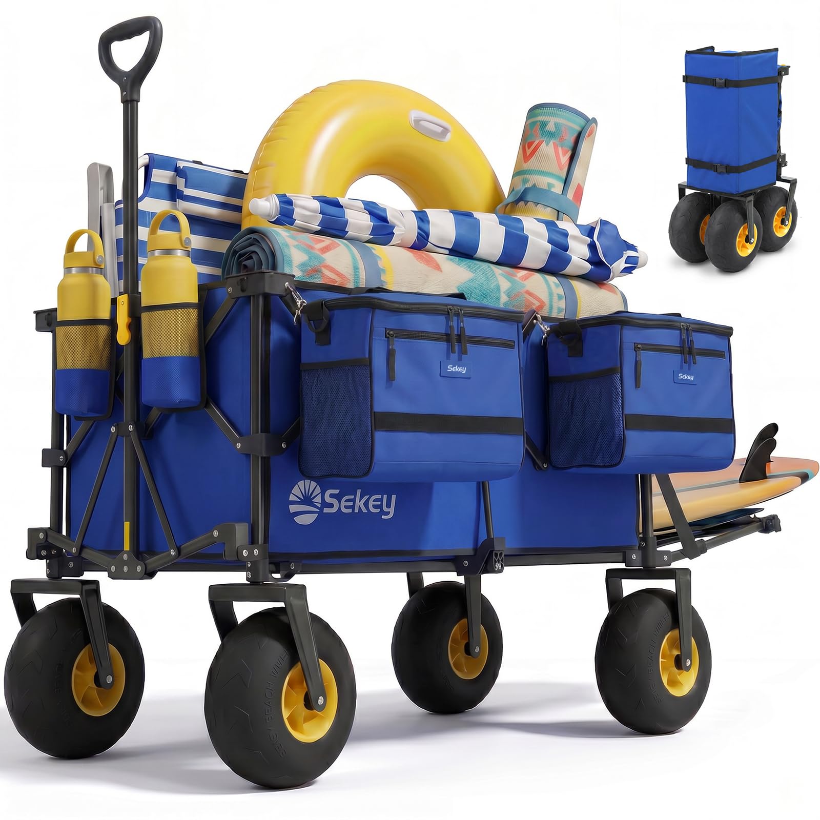 Heavy Duty Beach Wagon with 9" Big Sand