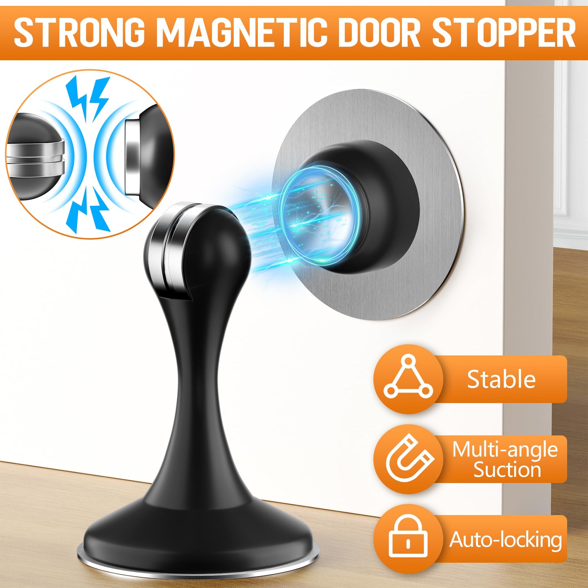 Magnetic Door Stoppers (2 Count)