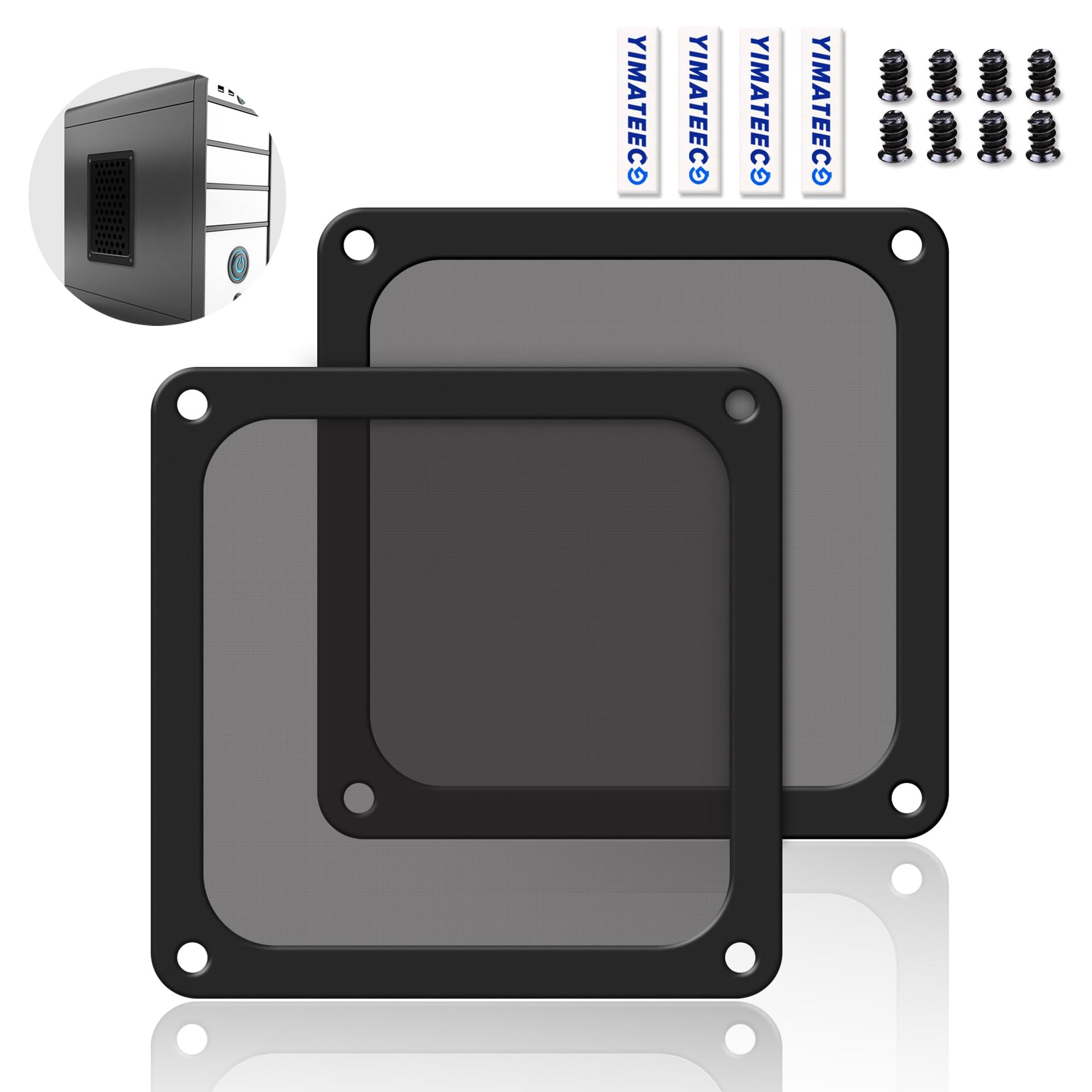 Dust Filter PC 140mm for Computer Cooler (2 Count)