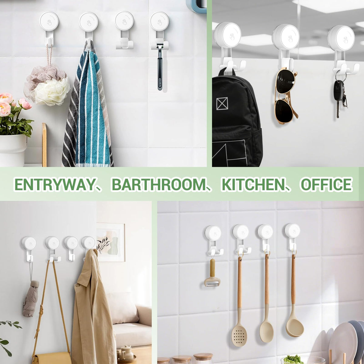 Suction Hooks Powerful Vacuum Suction Cup Hooks