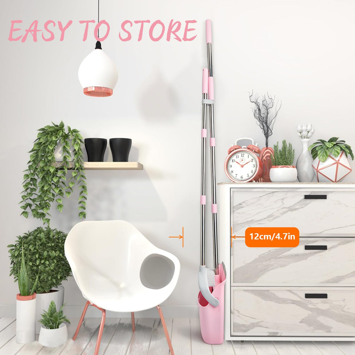 Broom and Dustpan Combo Set