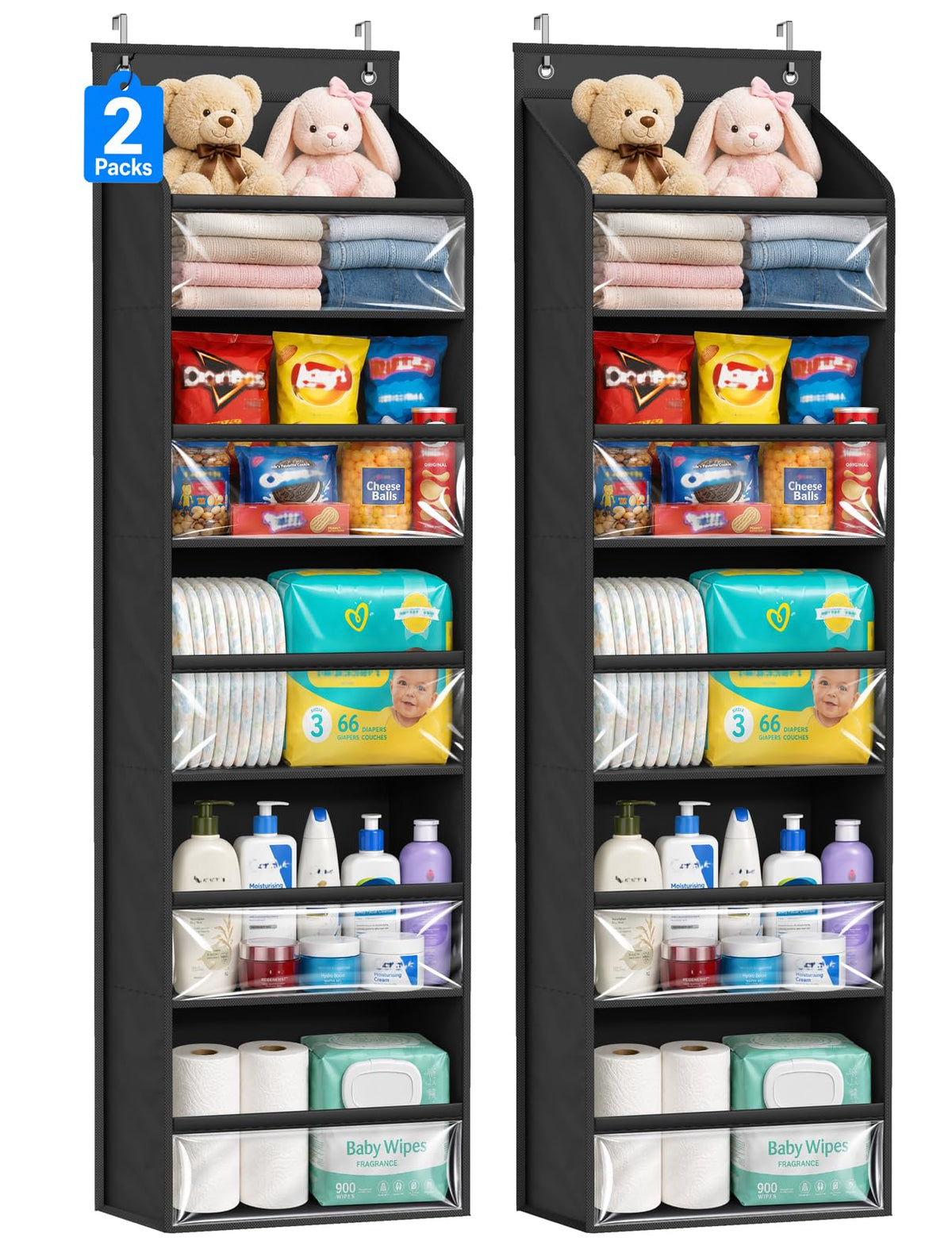 2 Pack Over the Door Organizer (24.99 Count)