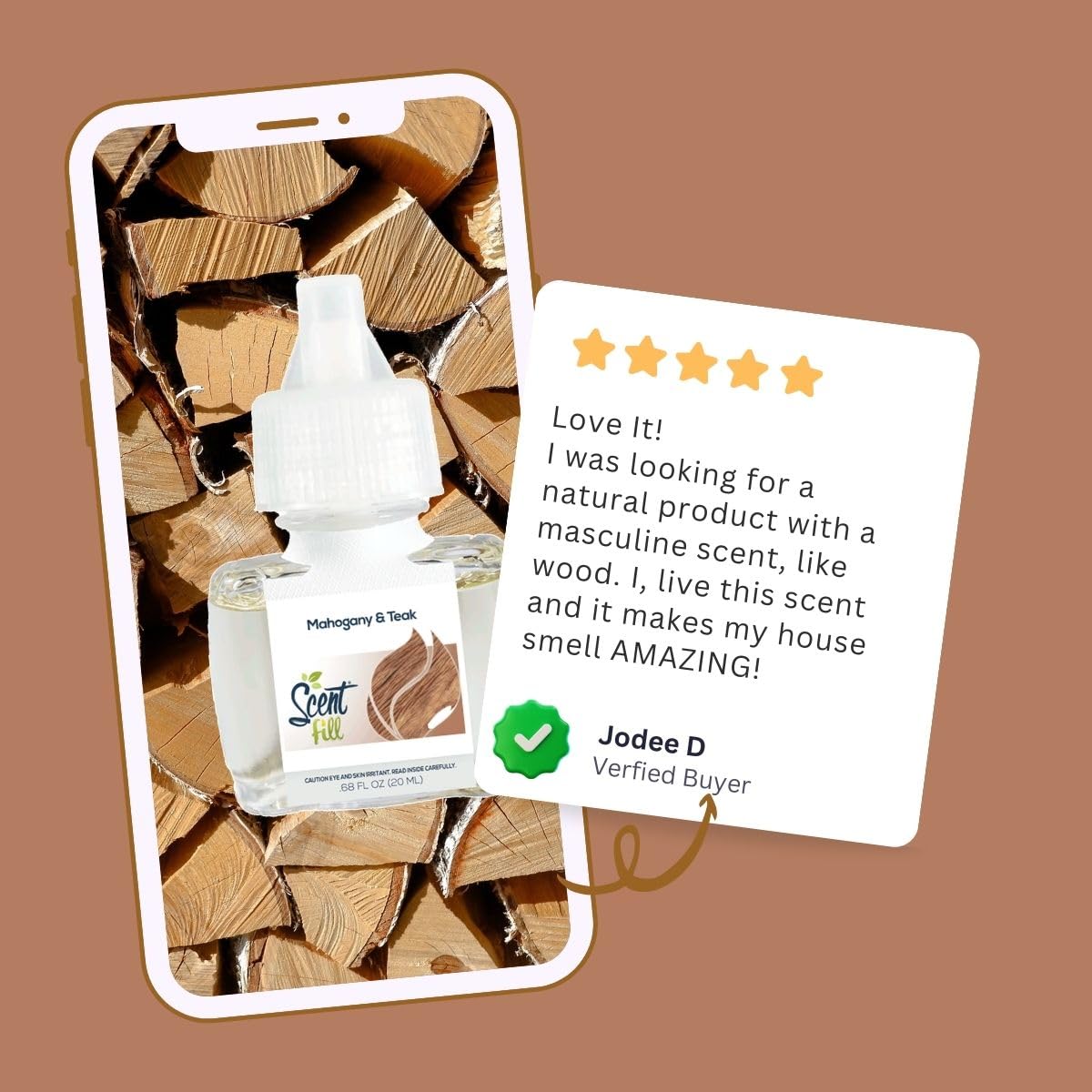 Mahogany & Teak Plug in Air Freshener (2.72 Fl Oz)