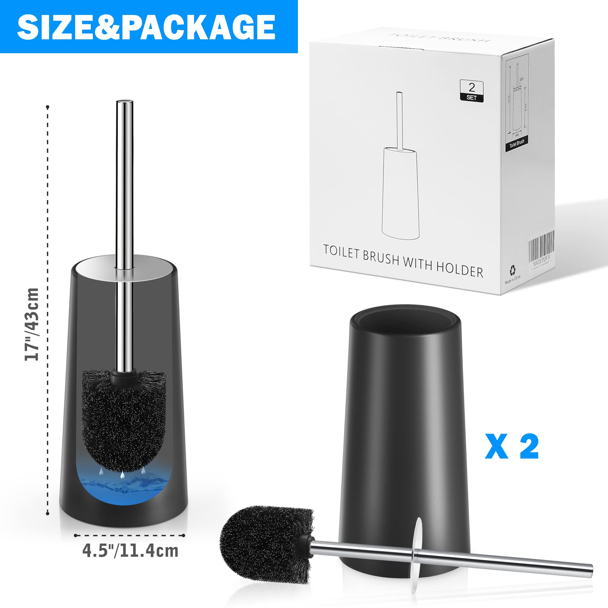 Toilet Brush and Holder