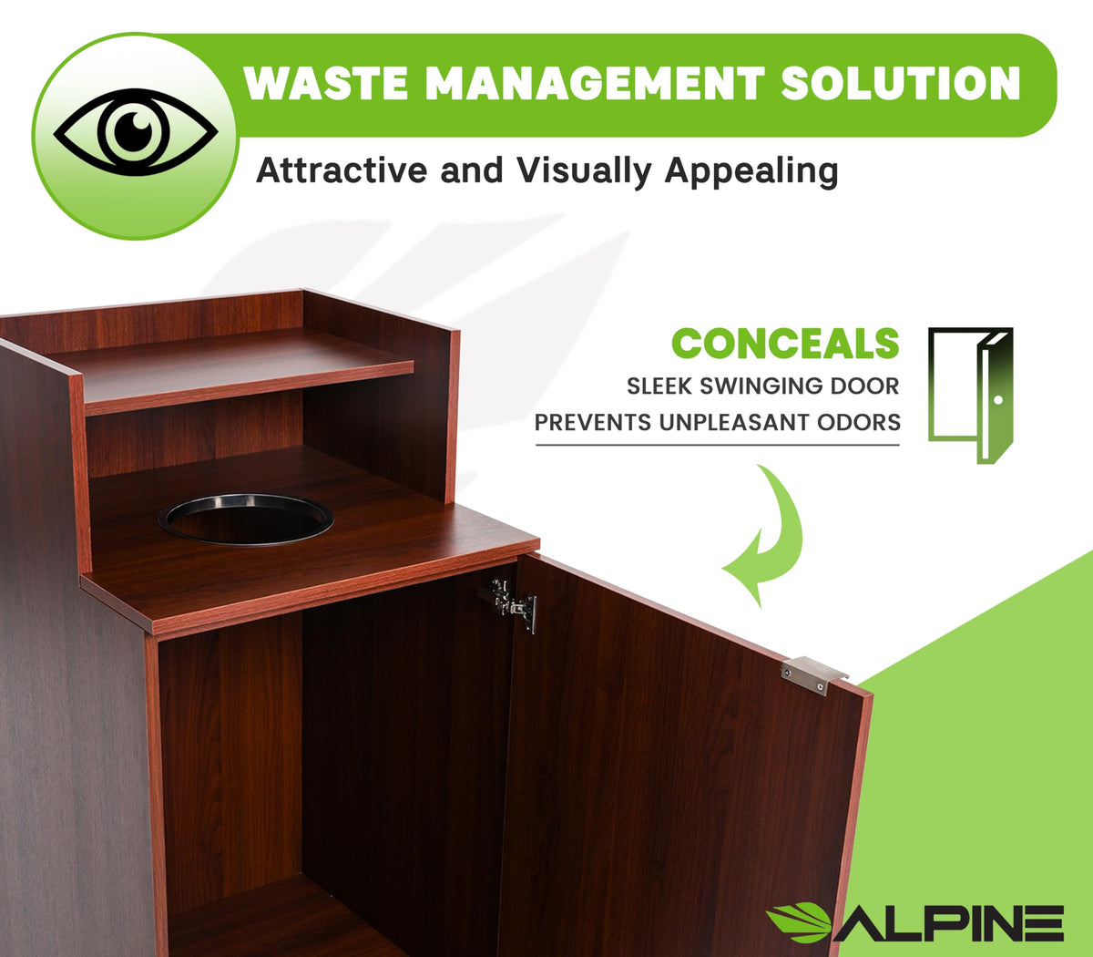 Restaurant Trash Bin Cabinet
