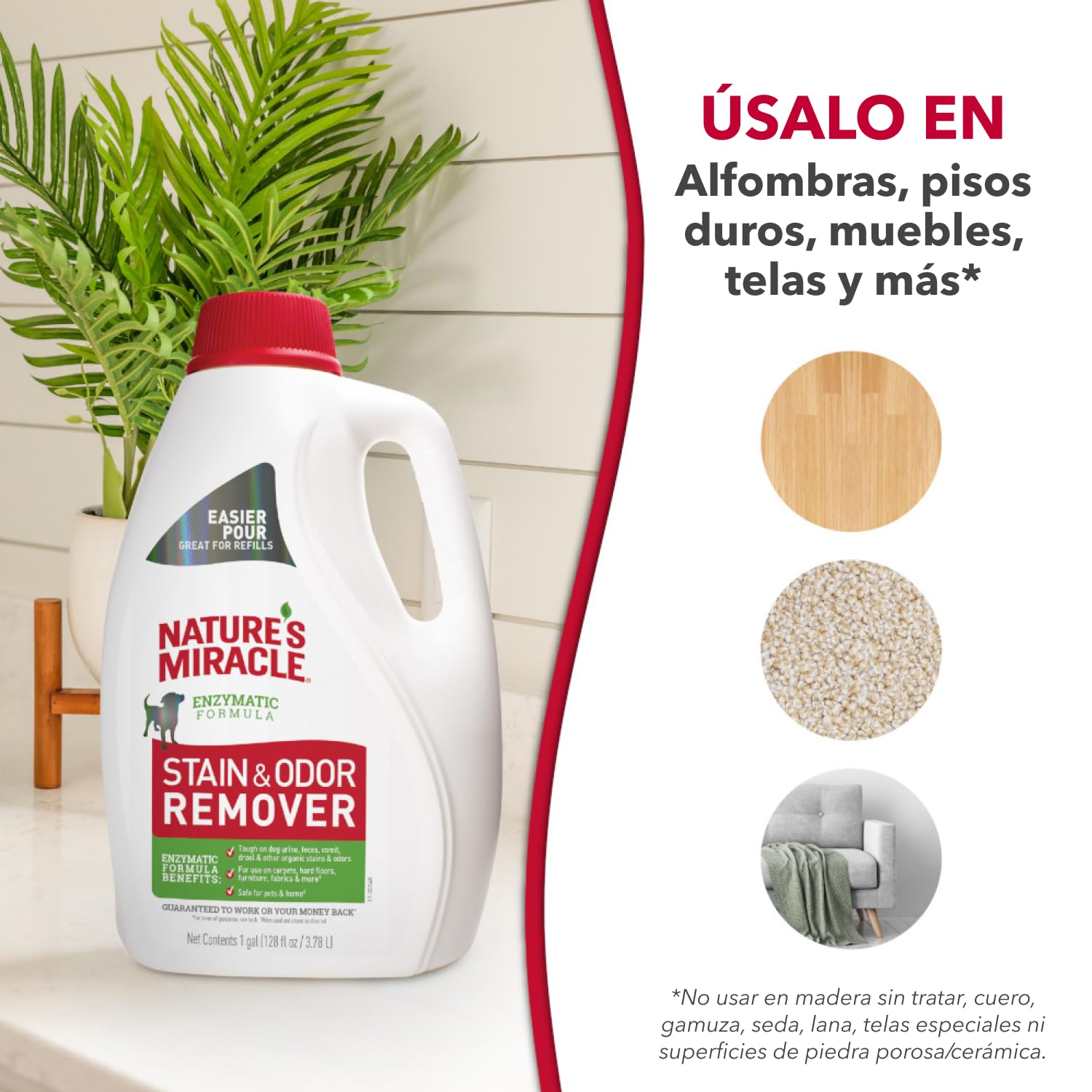 Nature’s Miracle Dog Stain & Odor Remover (128 Fl Oz)