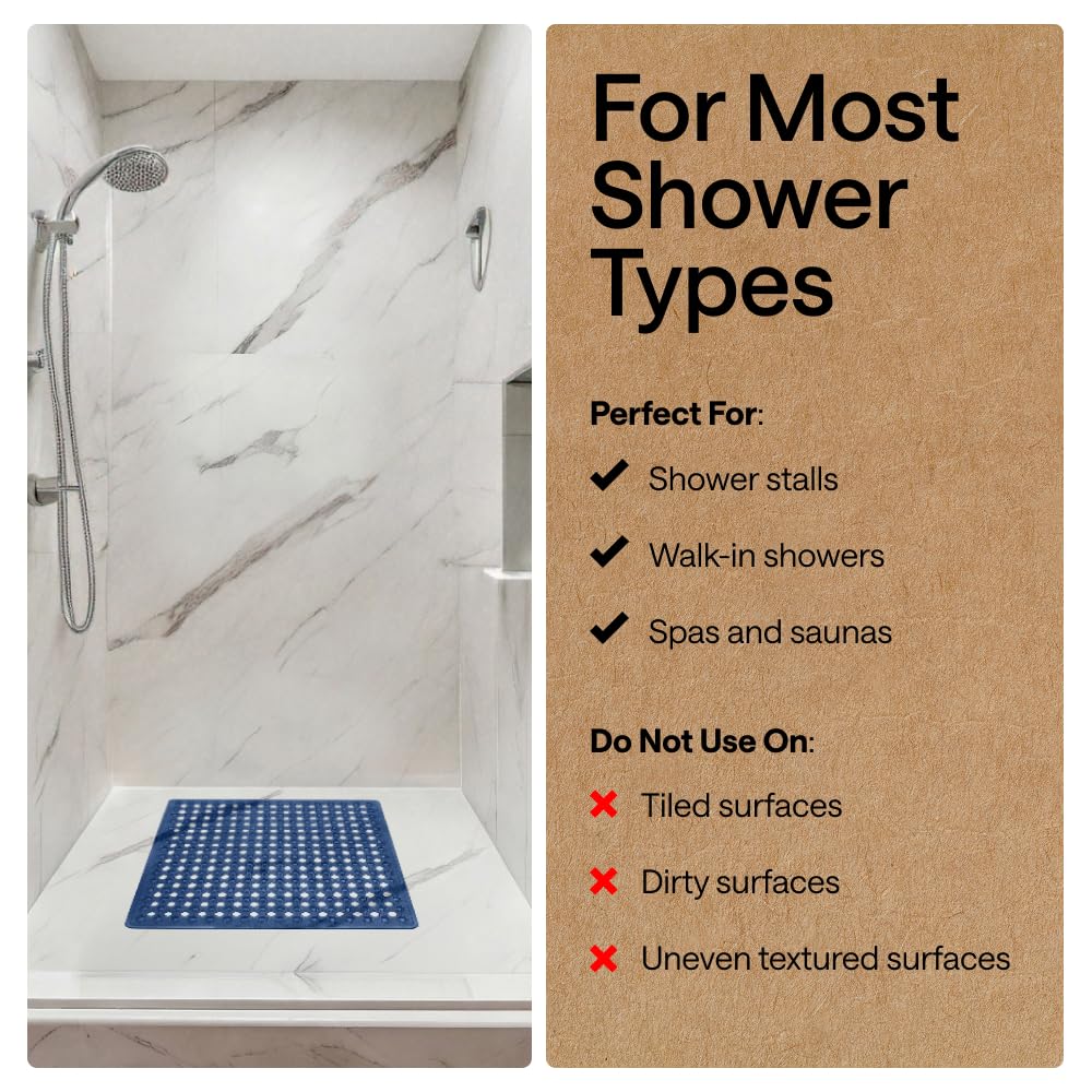 Patented Square Shower Stall Mat