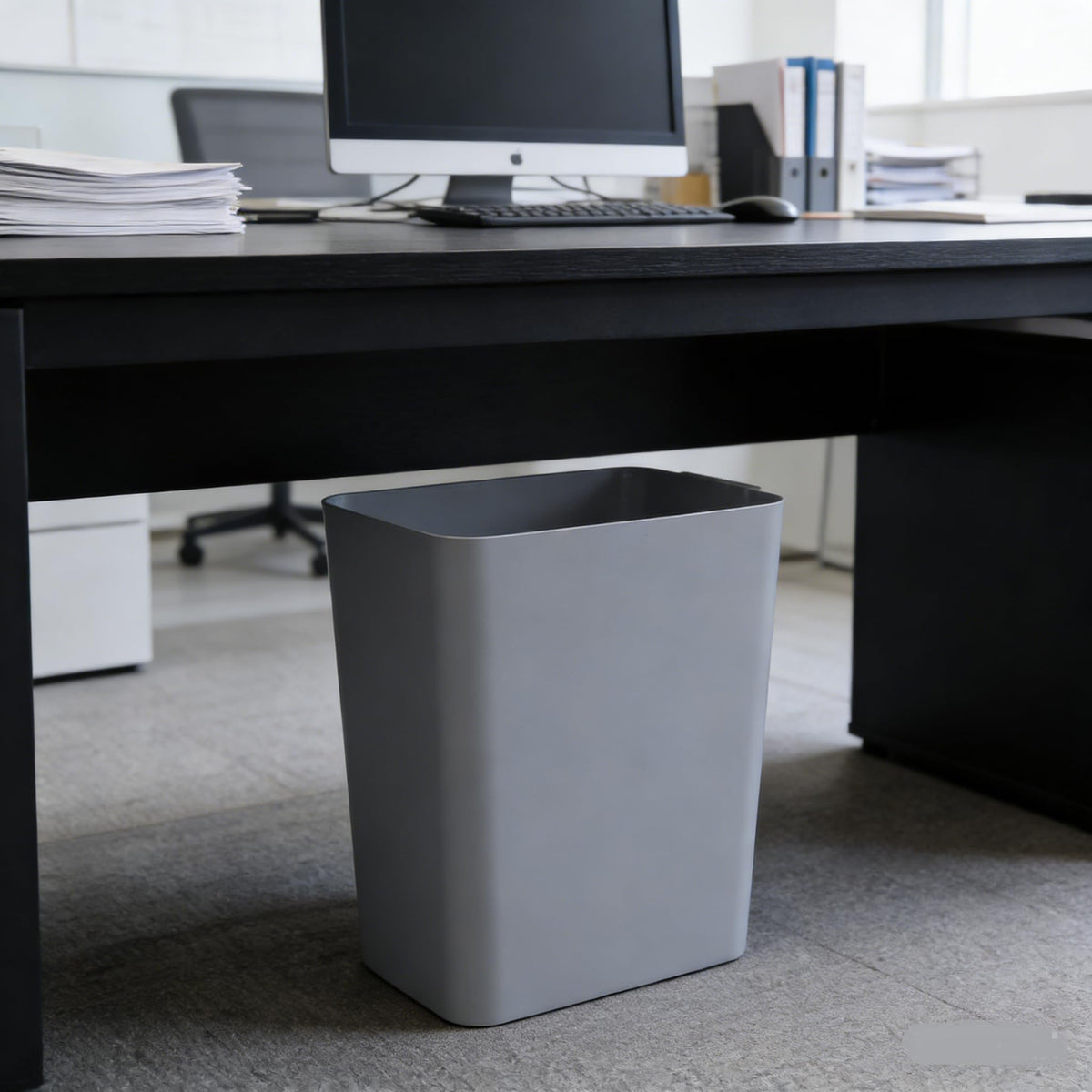 Pack of 3 Rectangular Office Wastebasket Trash Can (3 Count)