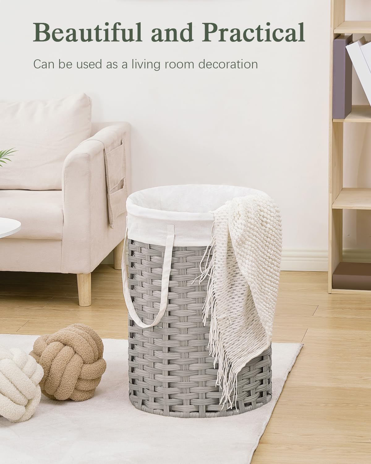 Laundry Hamper Laundry Basket Round 19.0 Gal