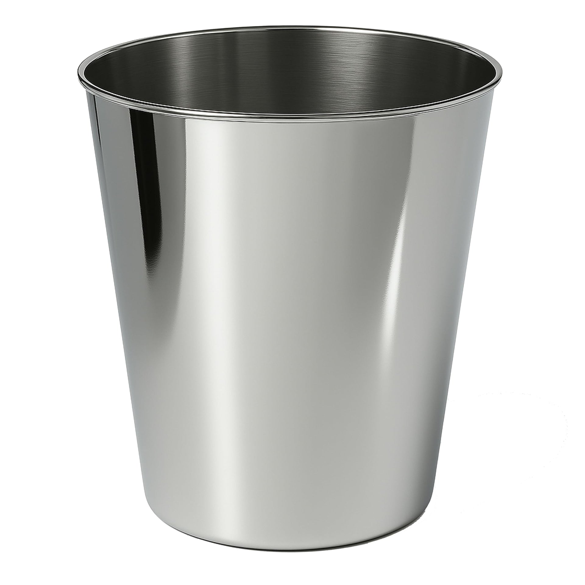Nolan 2 Gal Smooth Steel Wastebasket