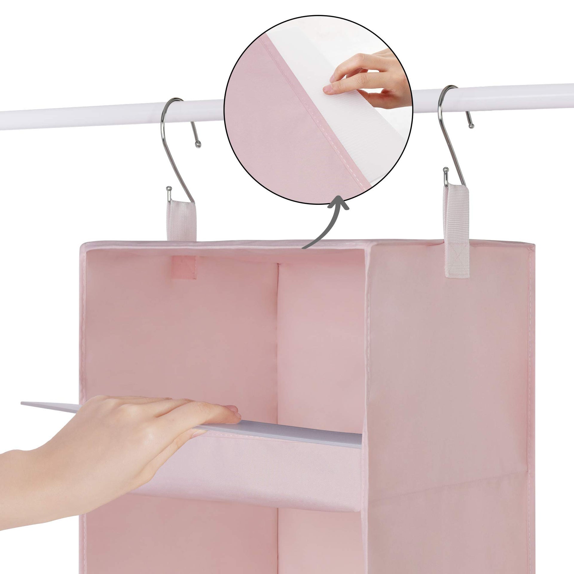3 Shelf Hanging Closet Organizer