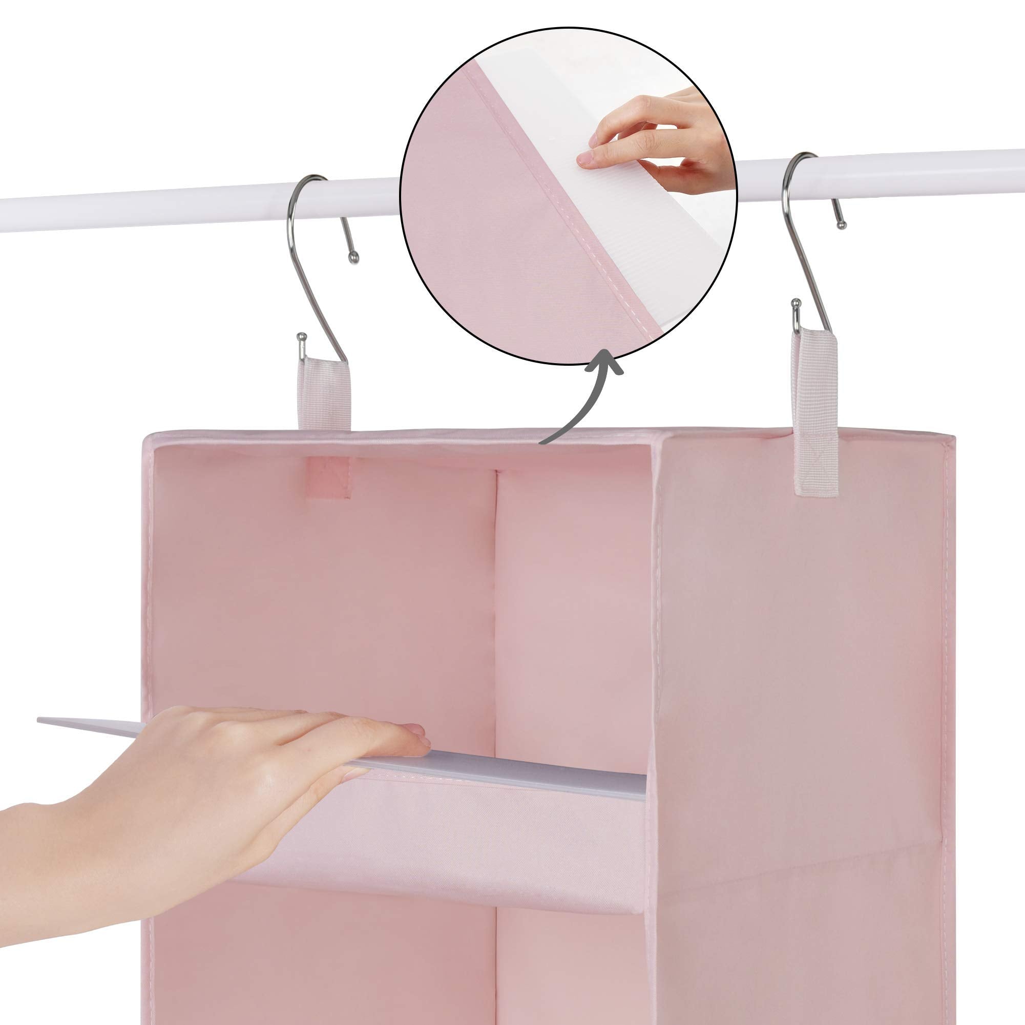 3 Shelf Hanging Closet Organizer