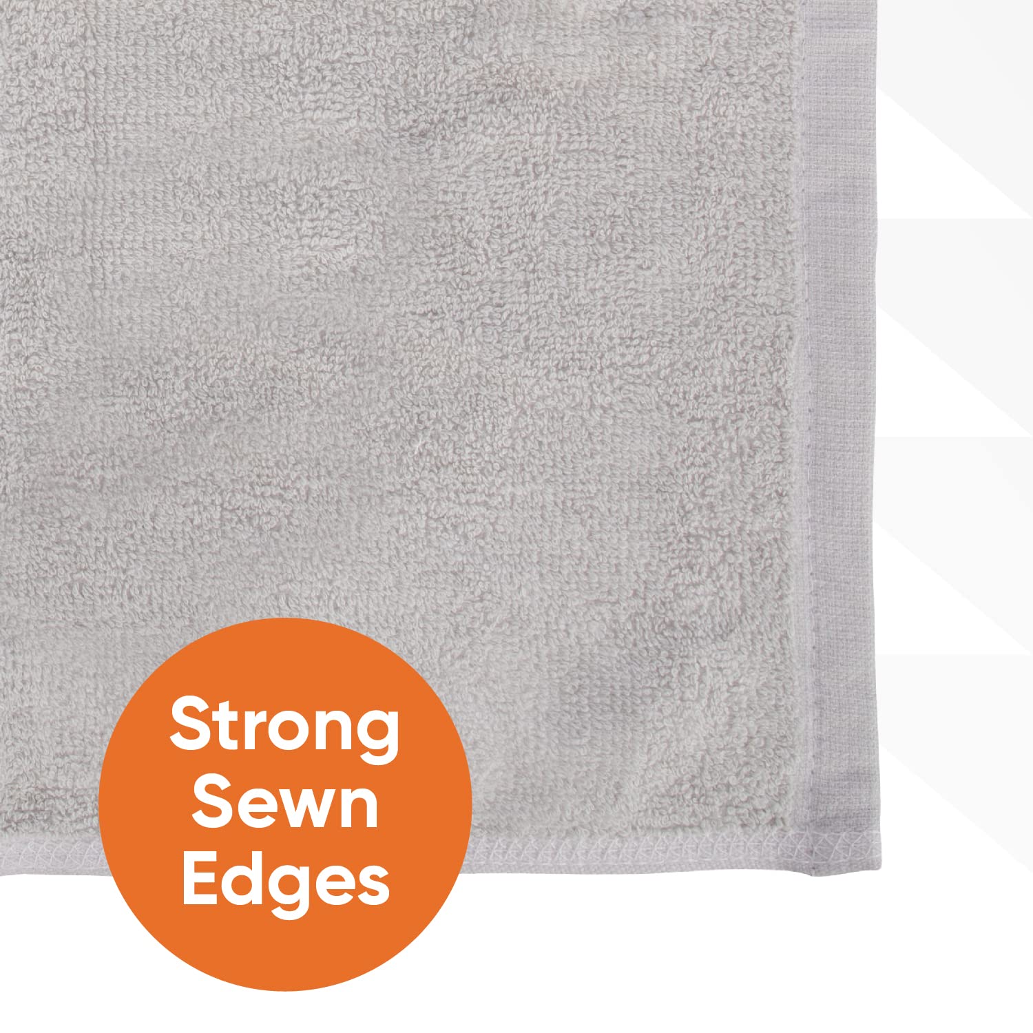 Cotton Terry Washcloths Grey Towels 100% Cotton Cleaning Cloth 16" Rags Wash Clothes for Body and Face (24 Count) - ModHome Supplies