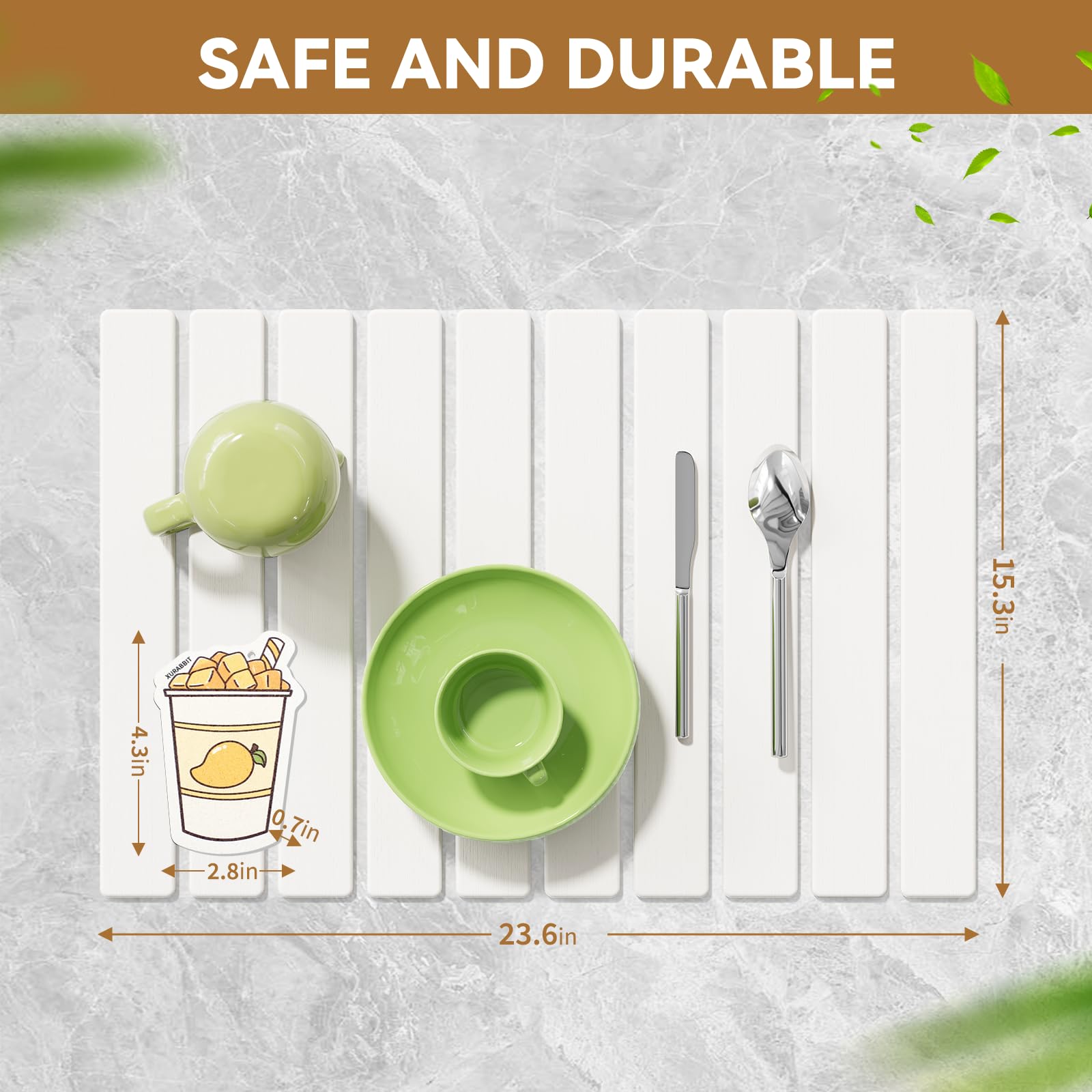 Foldable Stone Dish Drying Mat