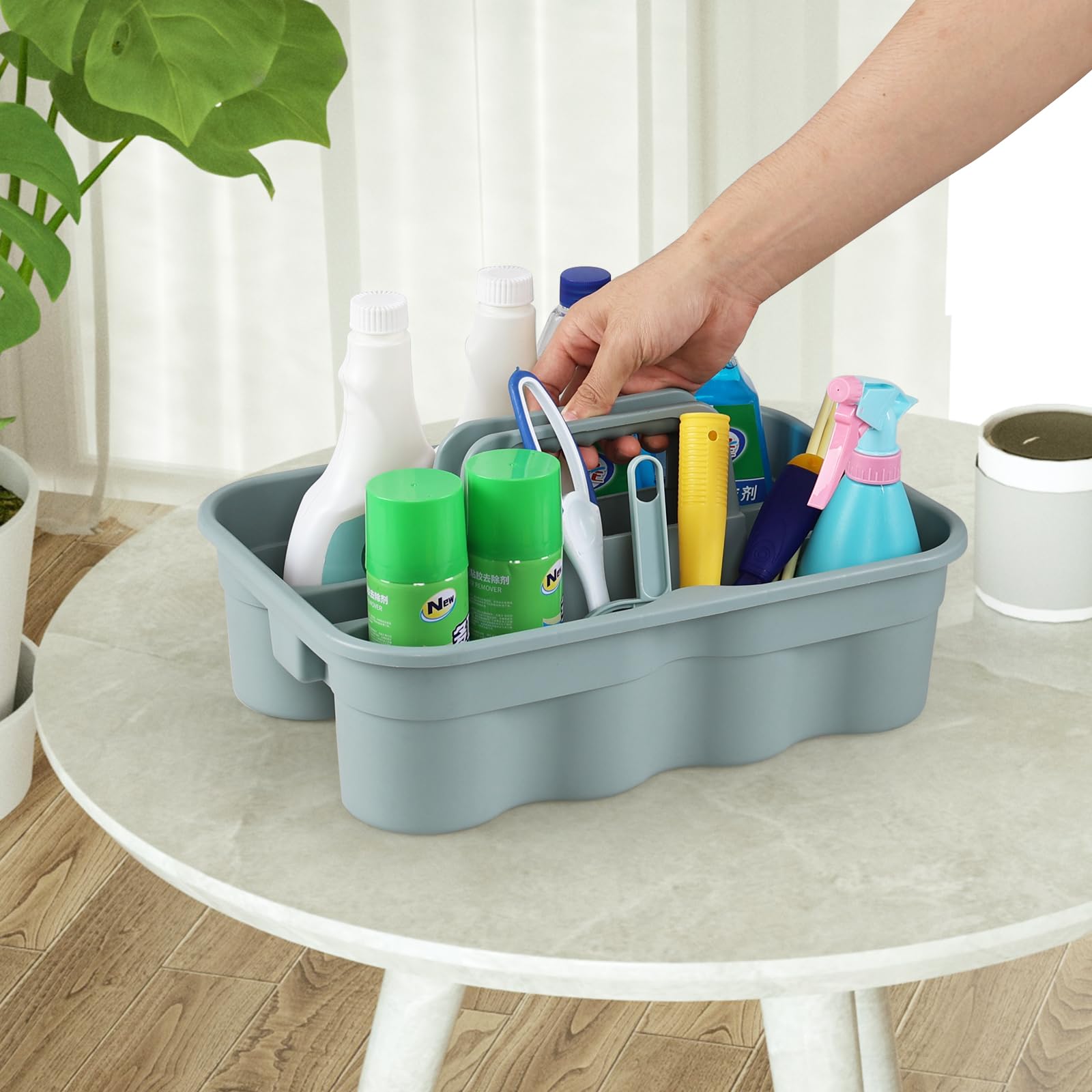 Plastic Cleaning Caddy Set (4 Count)