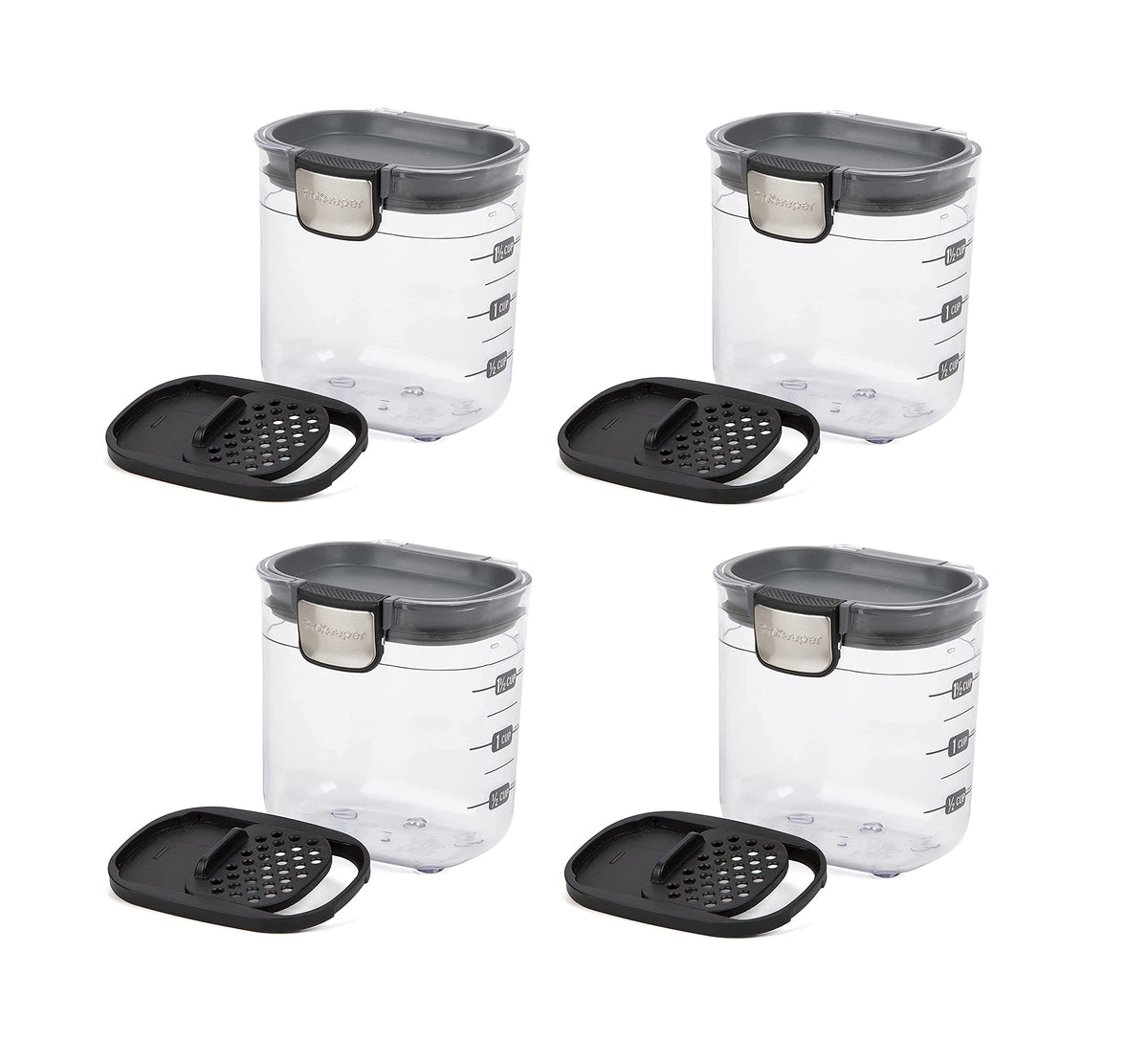 PKS 401 1.5 Cup Mini Prokeeper+ Airtight Silicone Seal Storage Container Great For Spices & Baking Acessories