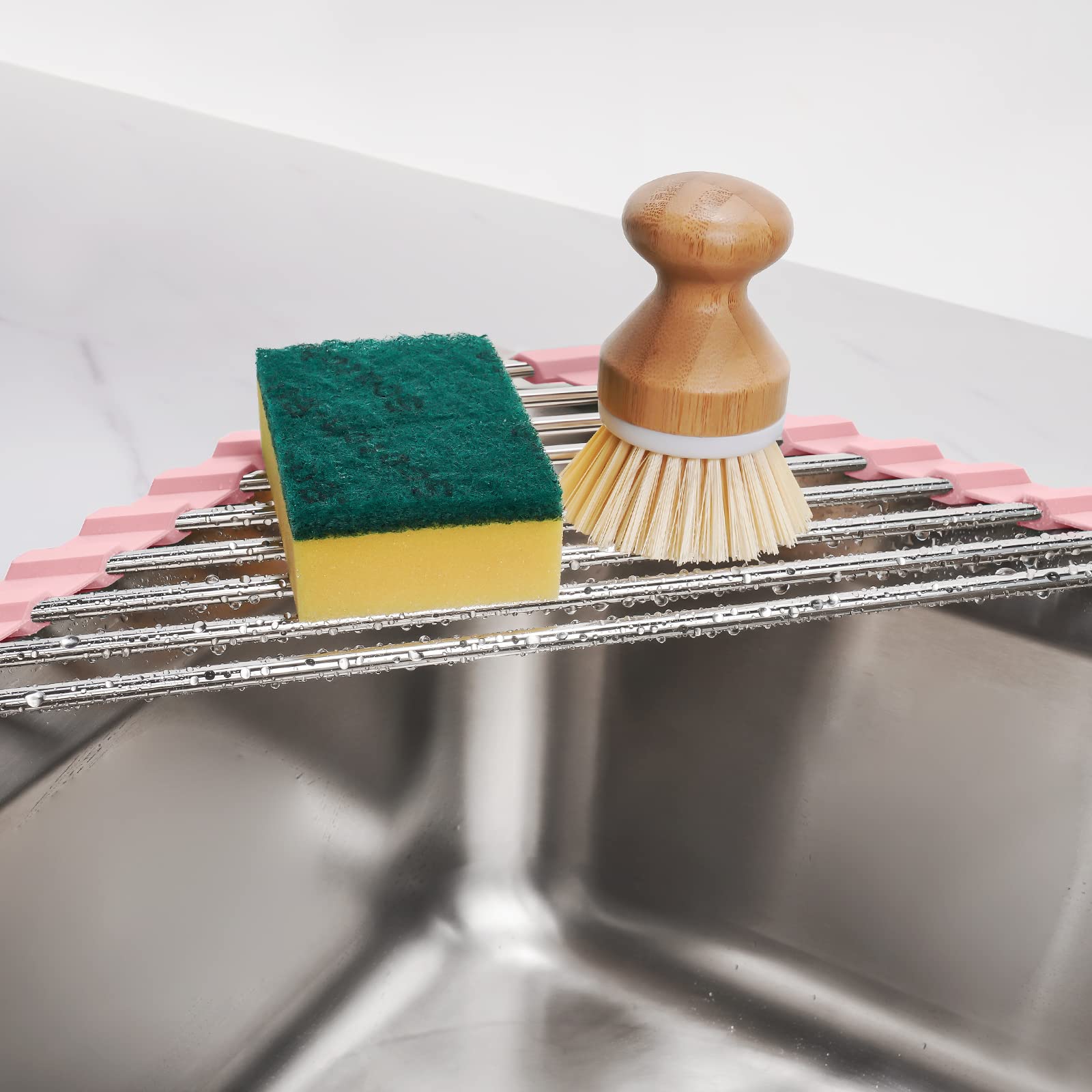 Triangle Foldable Dish Drying Rack