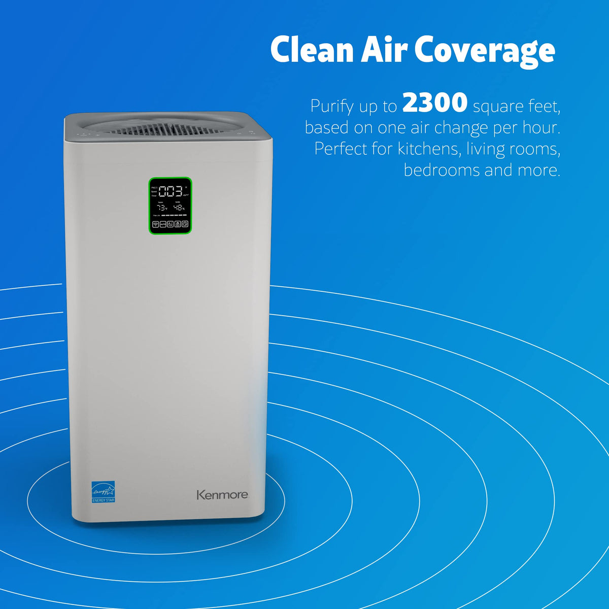 Air Purifier with H13 True HEPA Filter