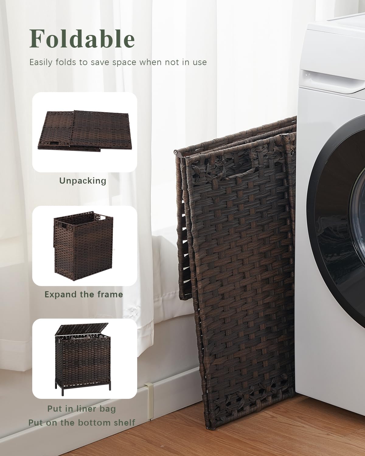 Laundry Hamper with Lid