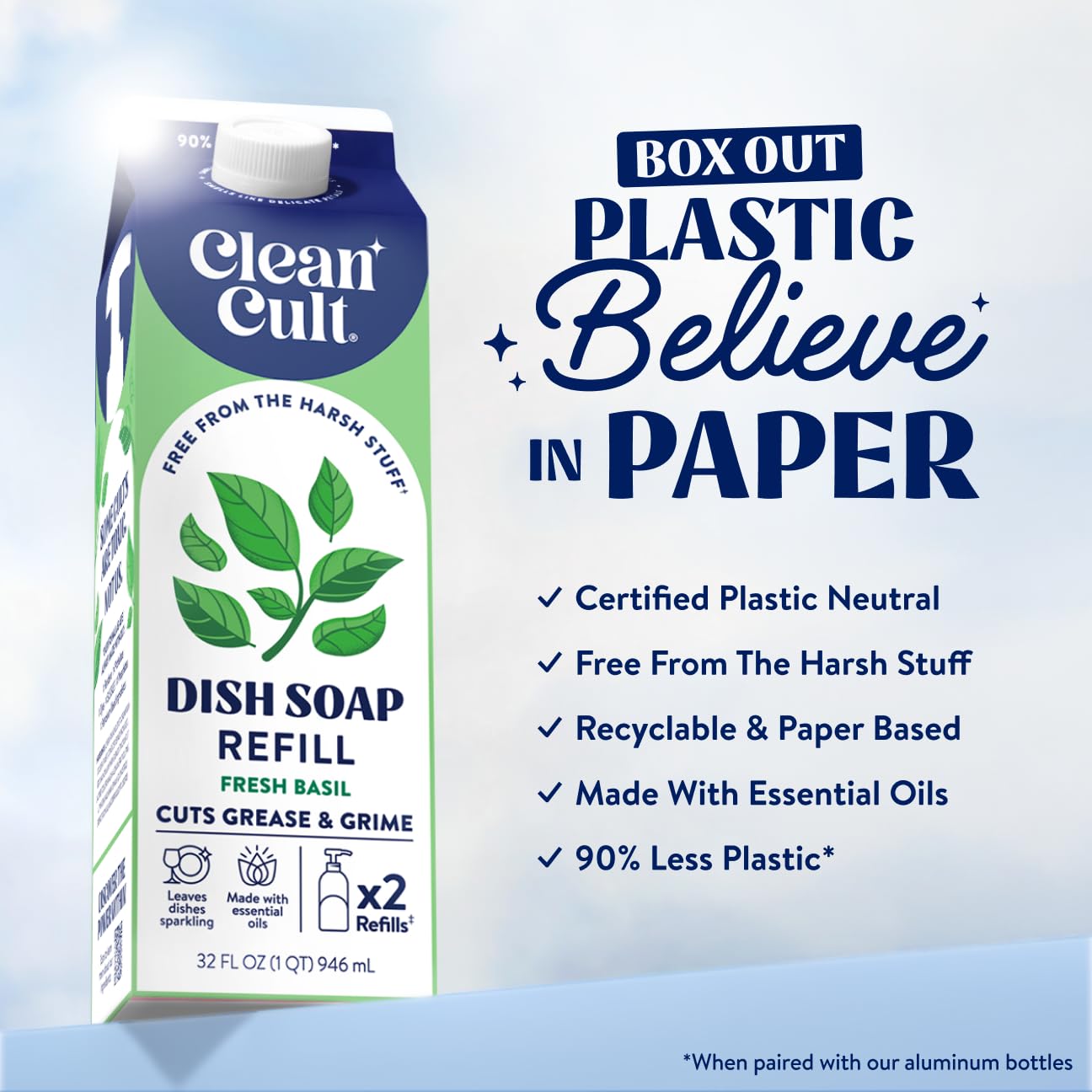 Dish Soap Liquid Refills (32 Fl Oz)