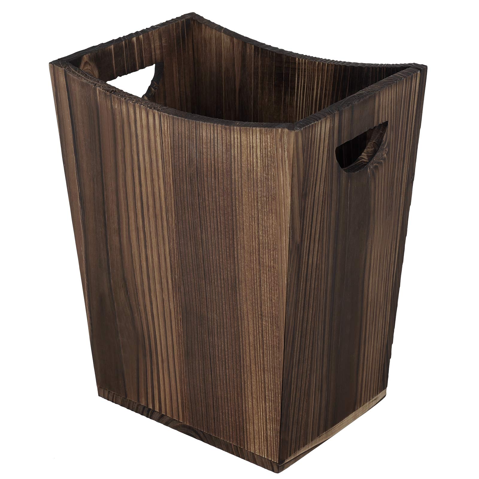 Wood Trash Can