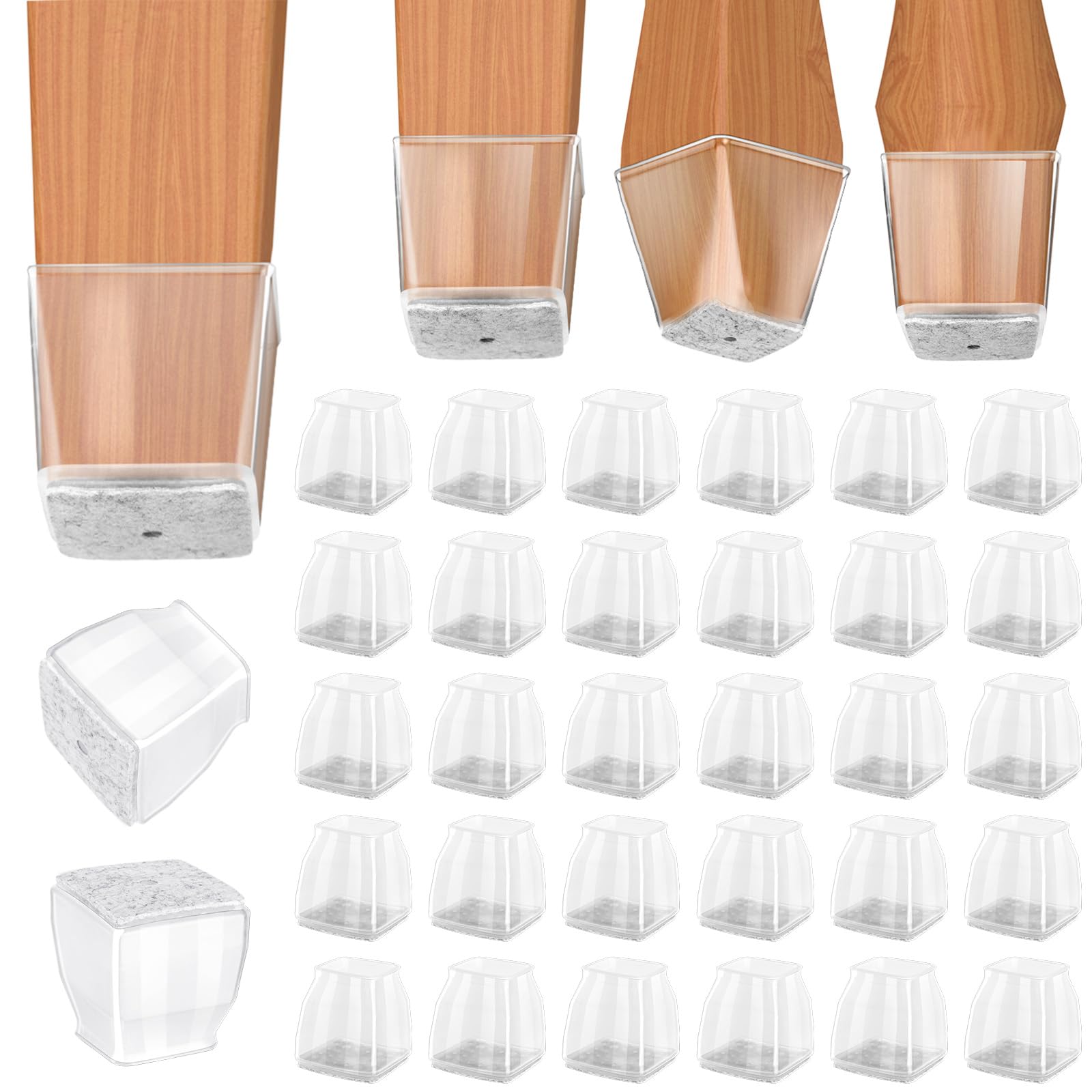 Silicone Chair Leg Floor Protectors