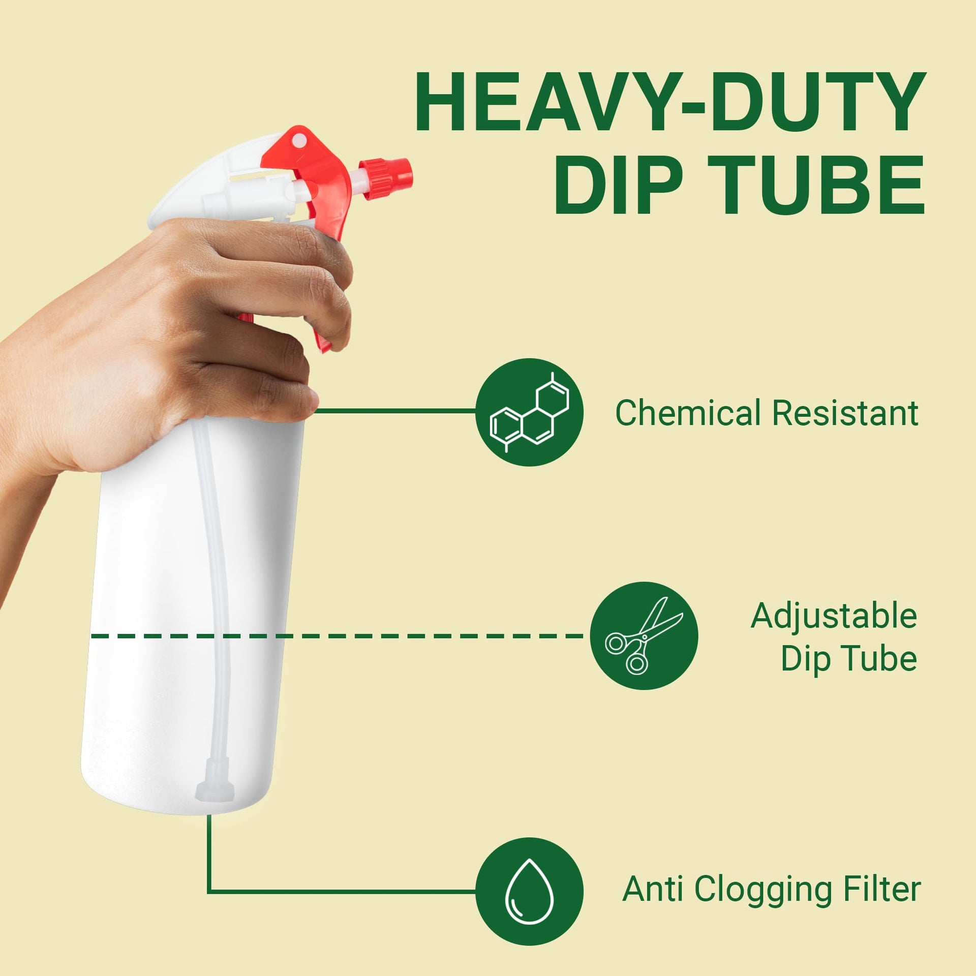 Spray Bottle Nozzle Replacement Tops (24 Count)