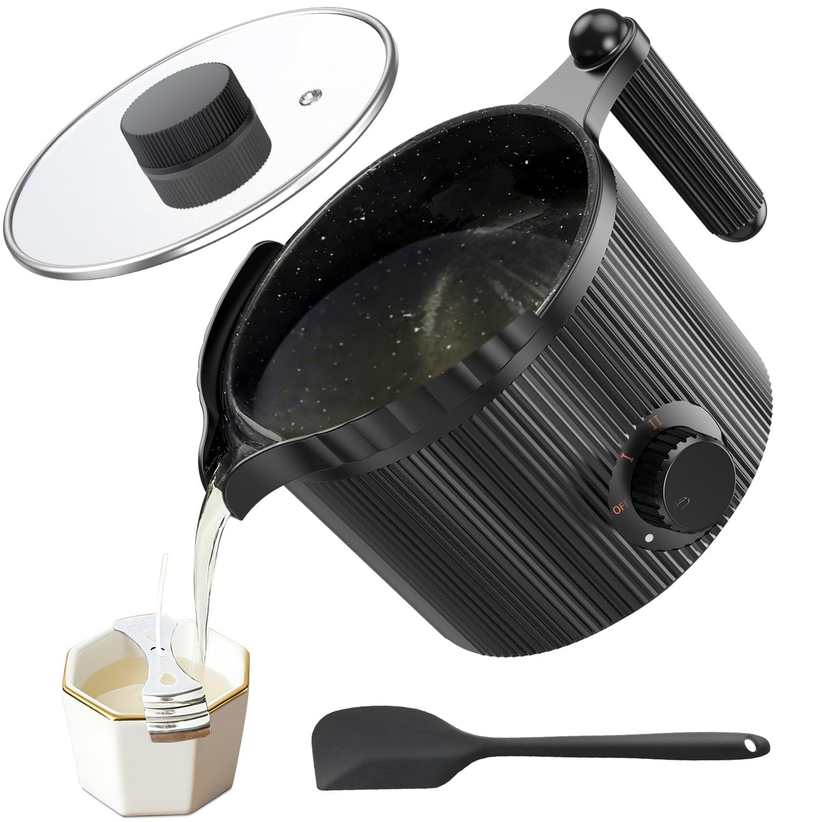 Candle Wax Melter with Pour Spout