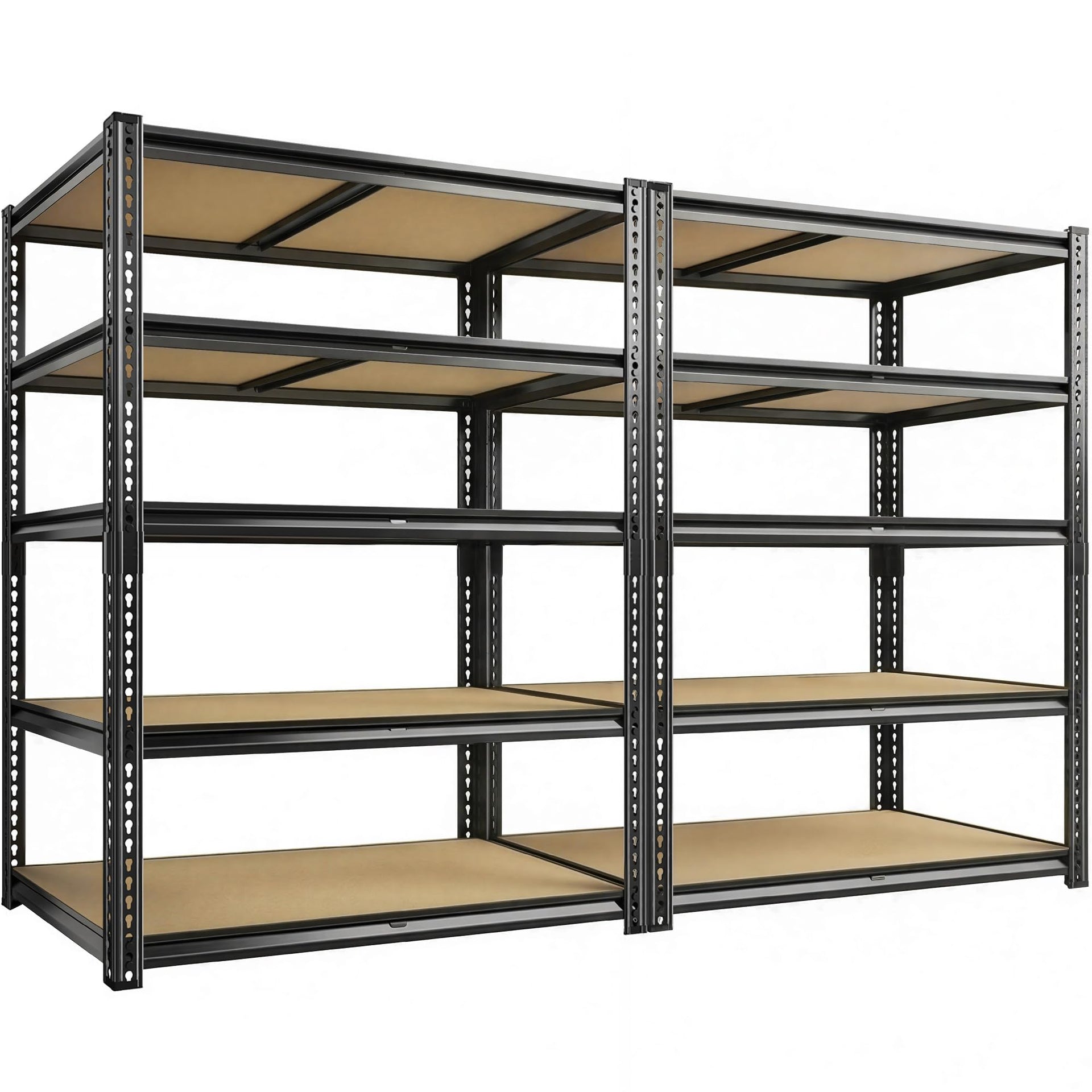 Garage Shelving Unit 35.6" W x 16" D x 72" H (2 Count)