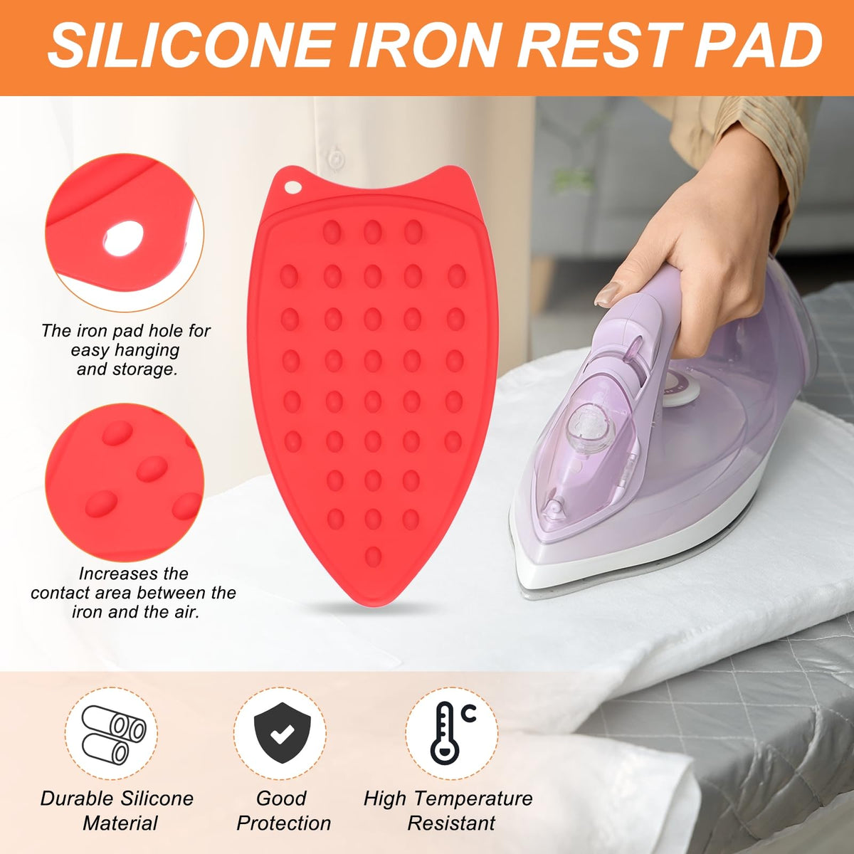 Silicone Iron Rest Pad (2 Count)