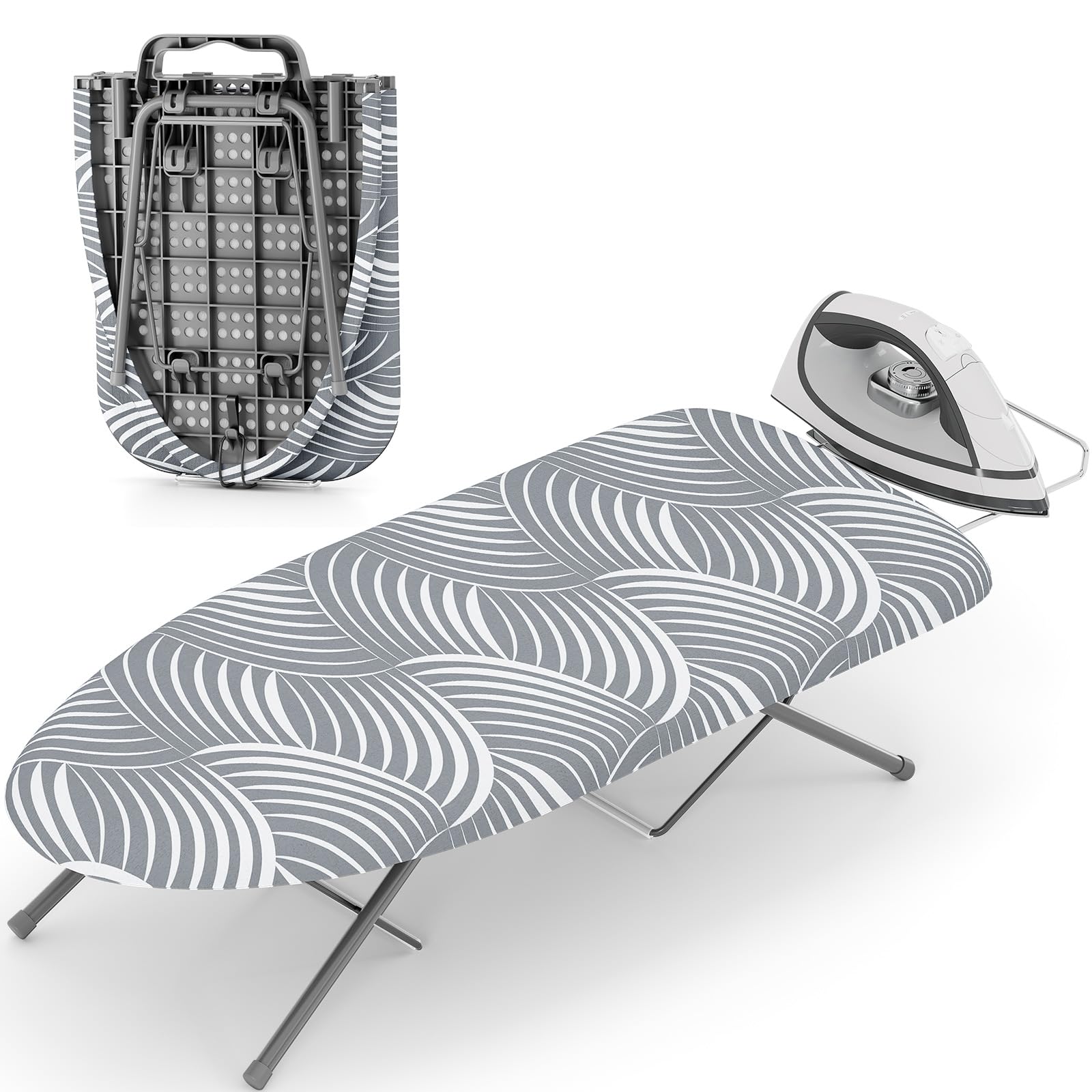 Small Ironing Board with Iron Rest