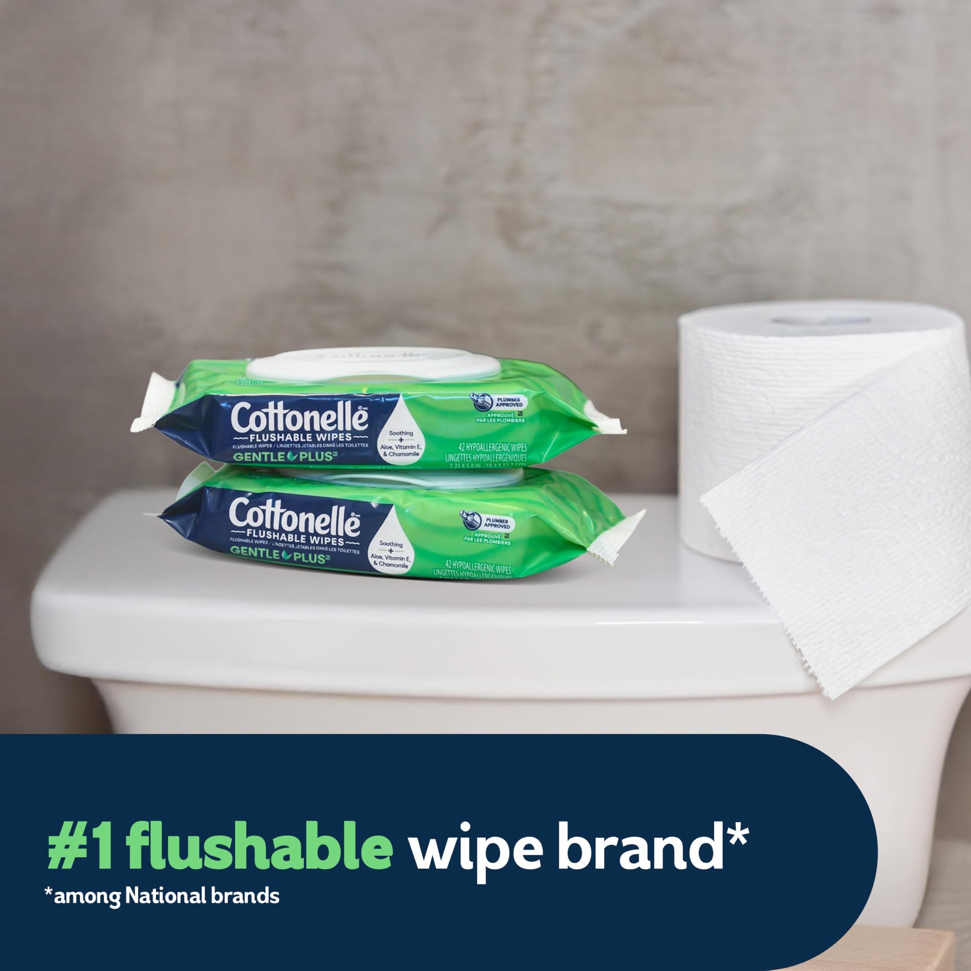 GentlePlus Flushable Wipes (336 Count)