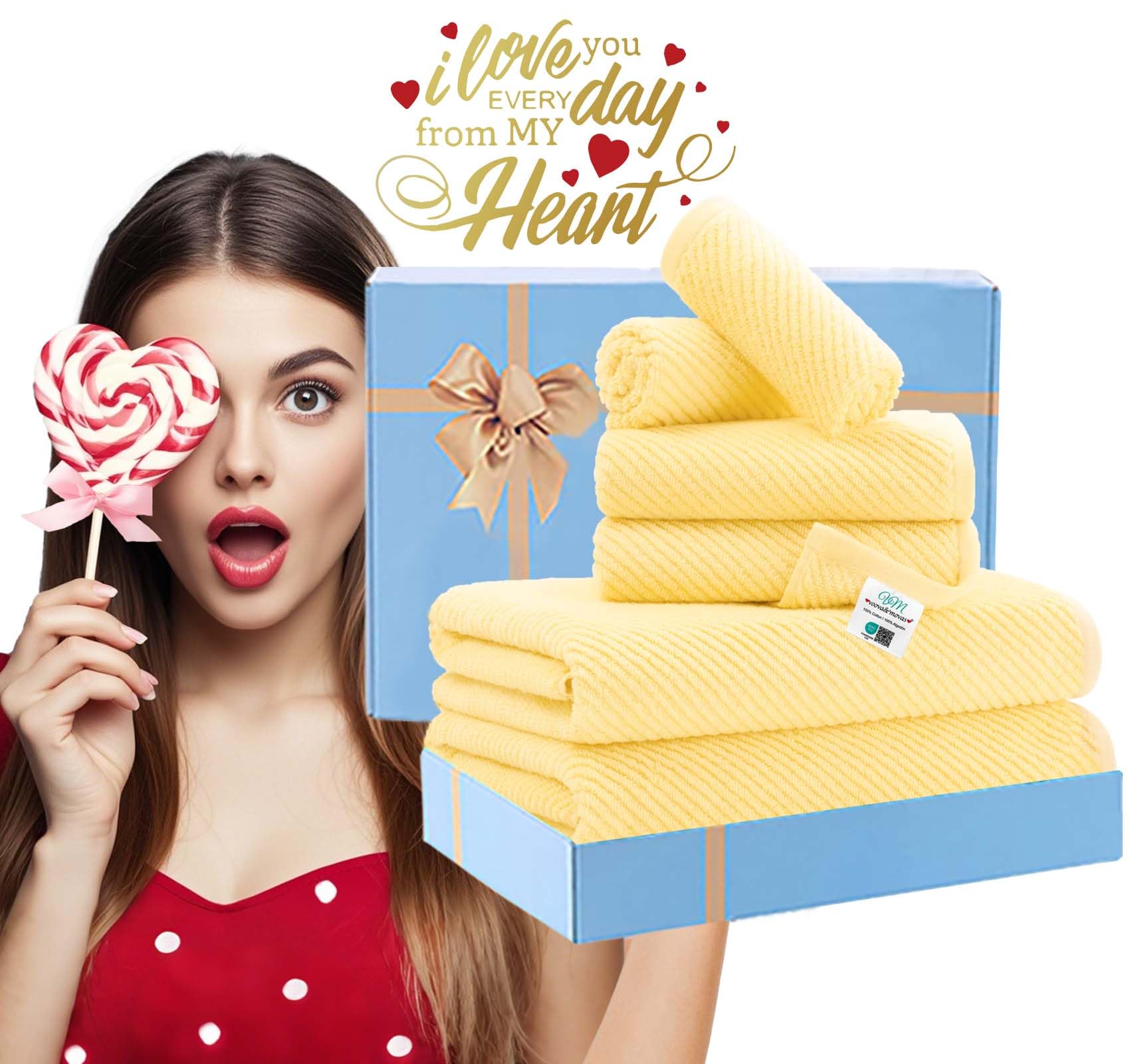 6PC Towel Set (6 Count)
