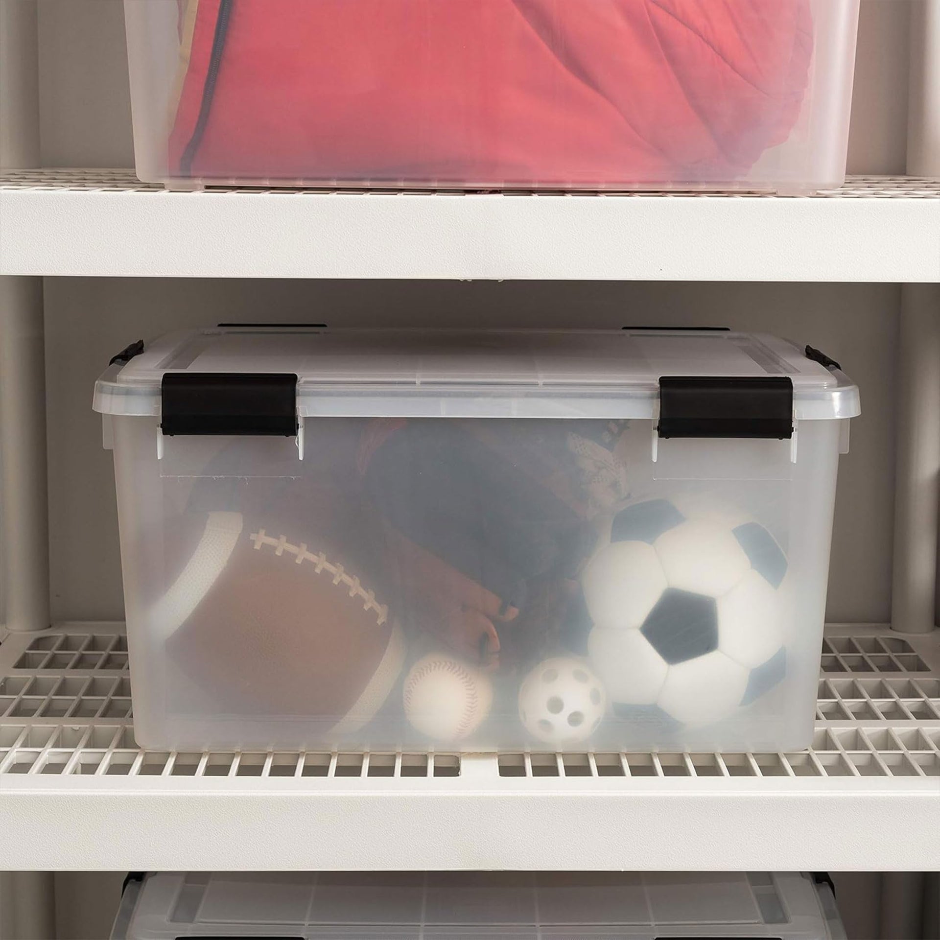 WeatherPro Storage Bins with Lids (4 Count)