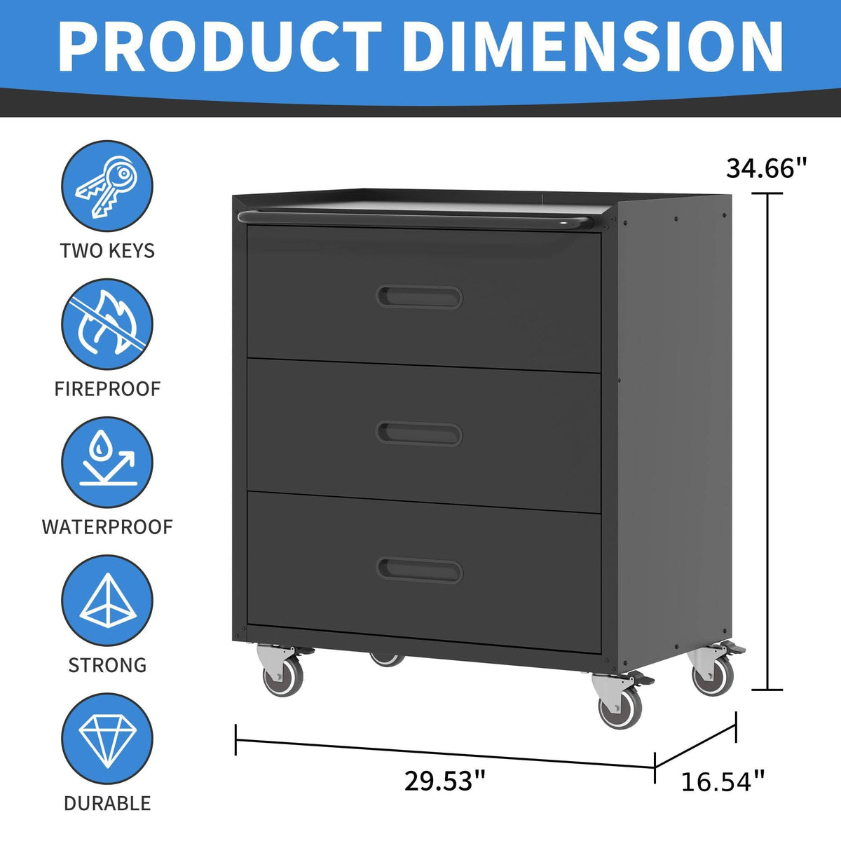 Metal Storage Cabinet for Garage