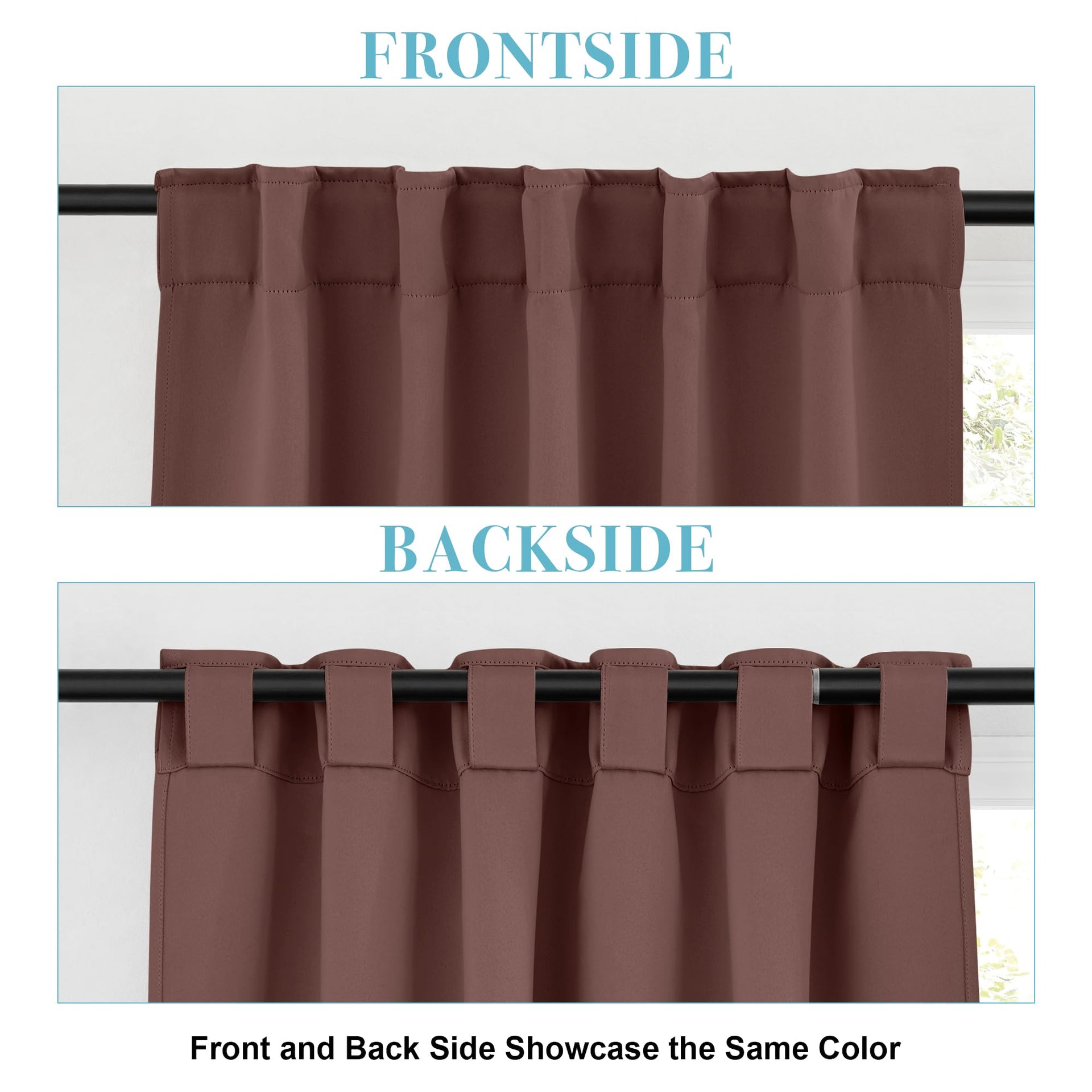 Short Blackout Curtains (2 Count)