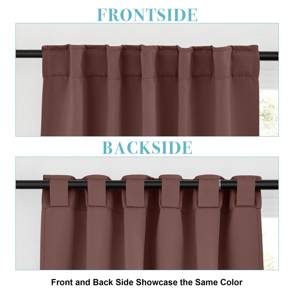 Short Blackout Curtains (2 Count)