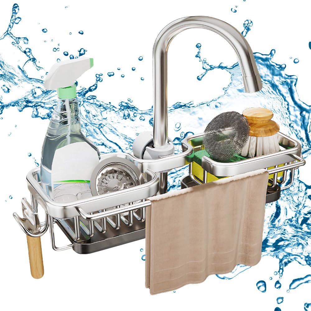 Sink Organizer Rack for Kitchen and Bathroom