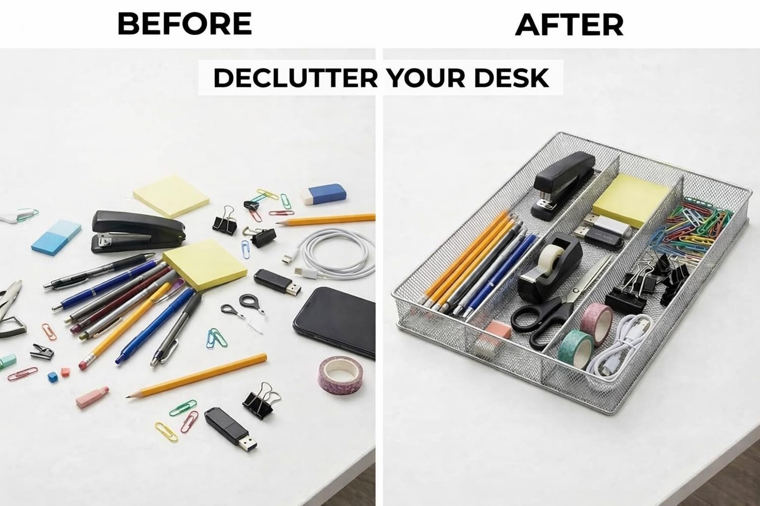 Metal Silverware Organizer for In