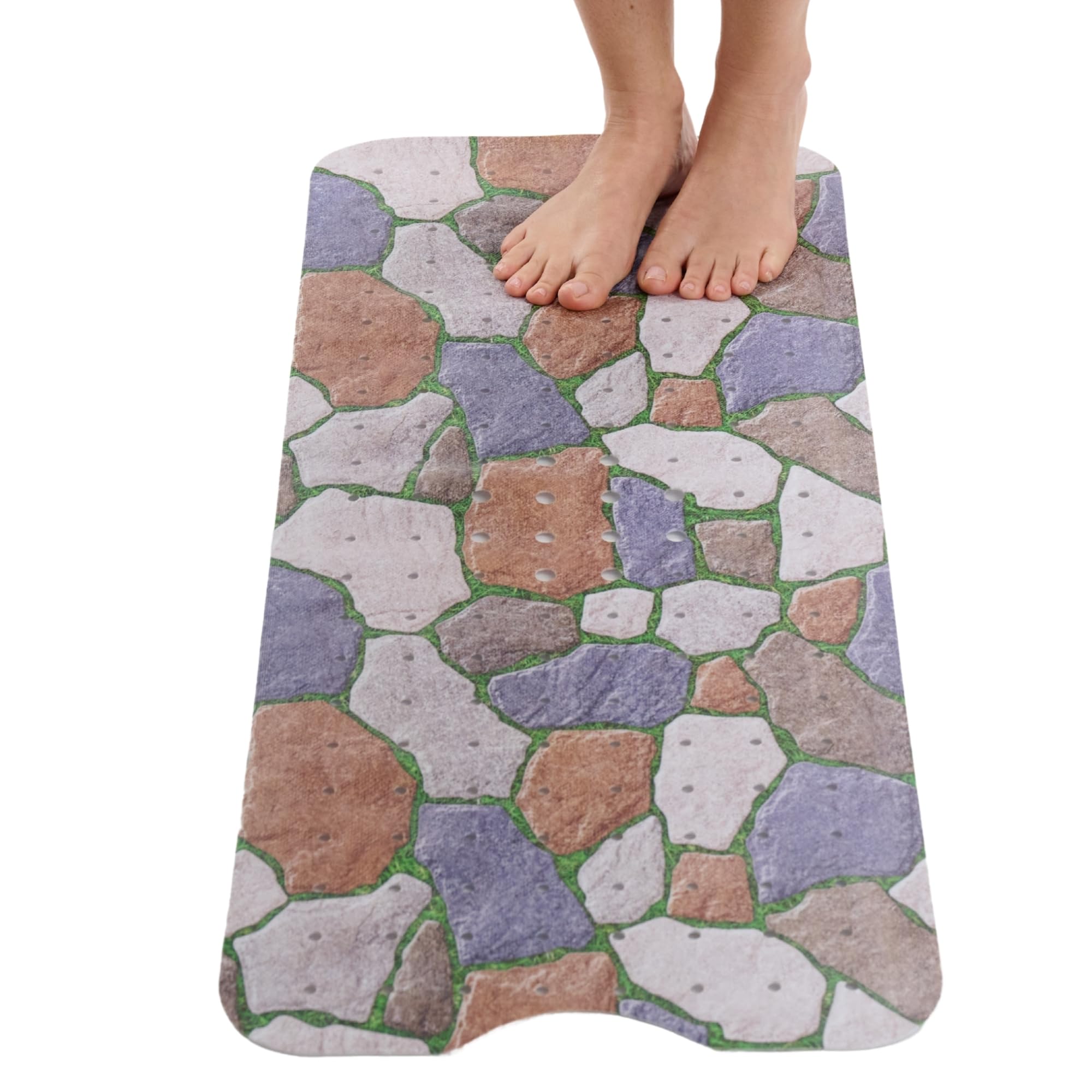 Non Slip Bath & Shower Mat 40x16 Extra Long