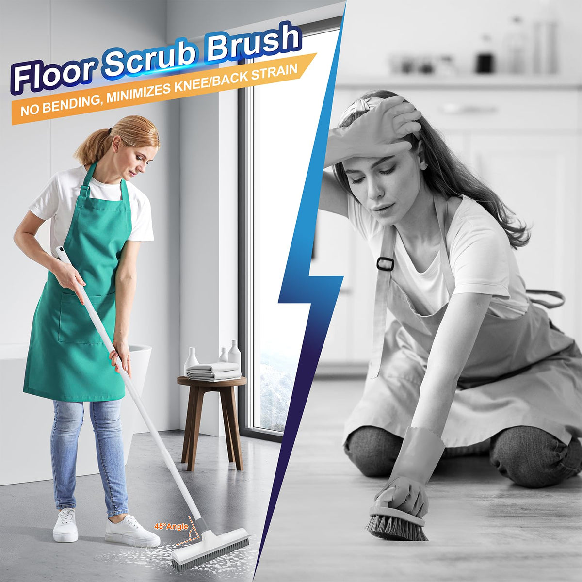 60 inch Long Handle Floor Scrub Brush