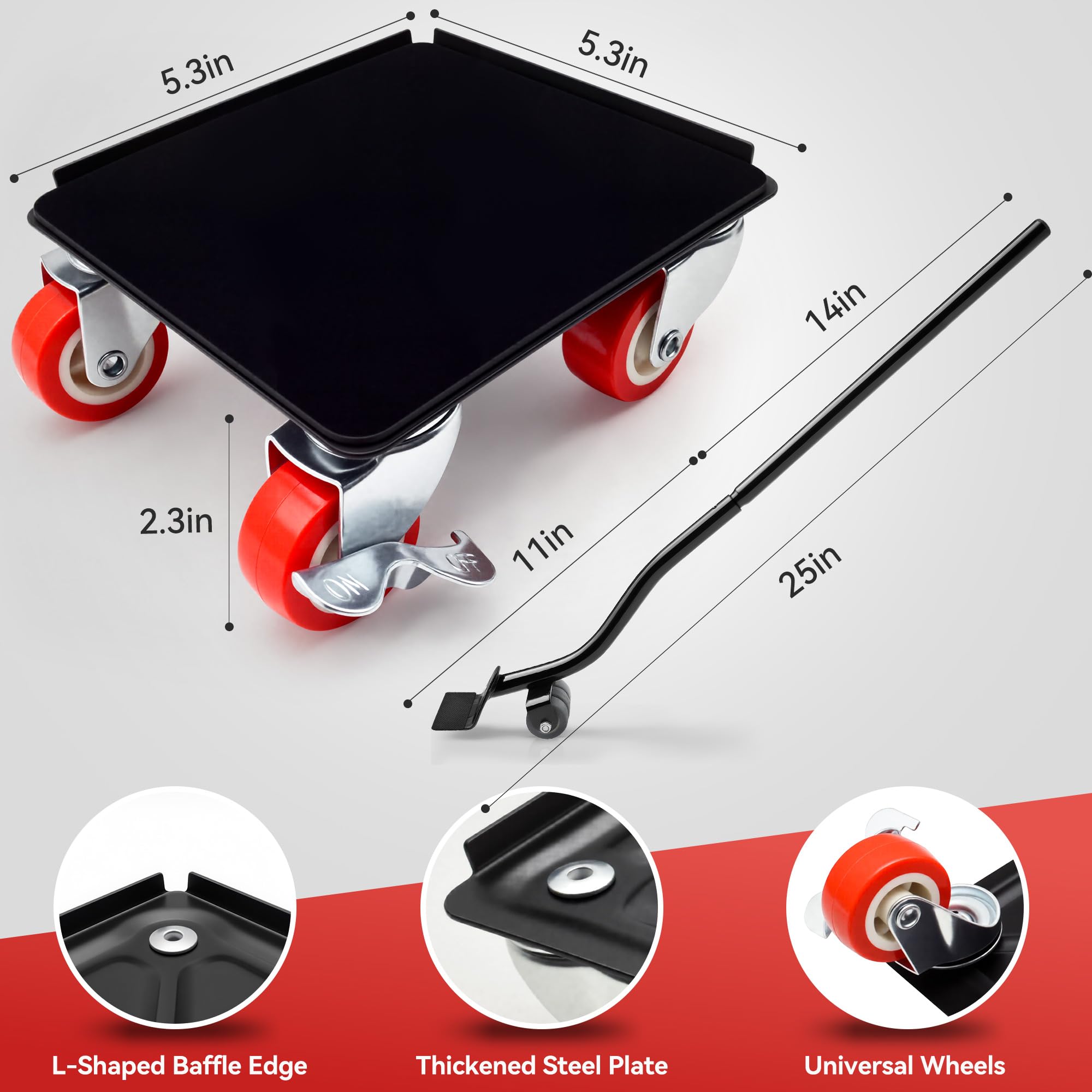 Heavy Duty Industrial Furniture Movers with Wheels