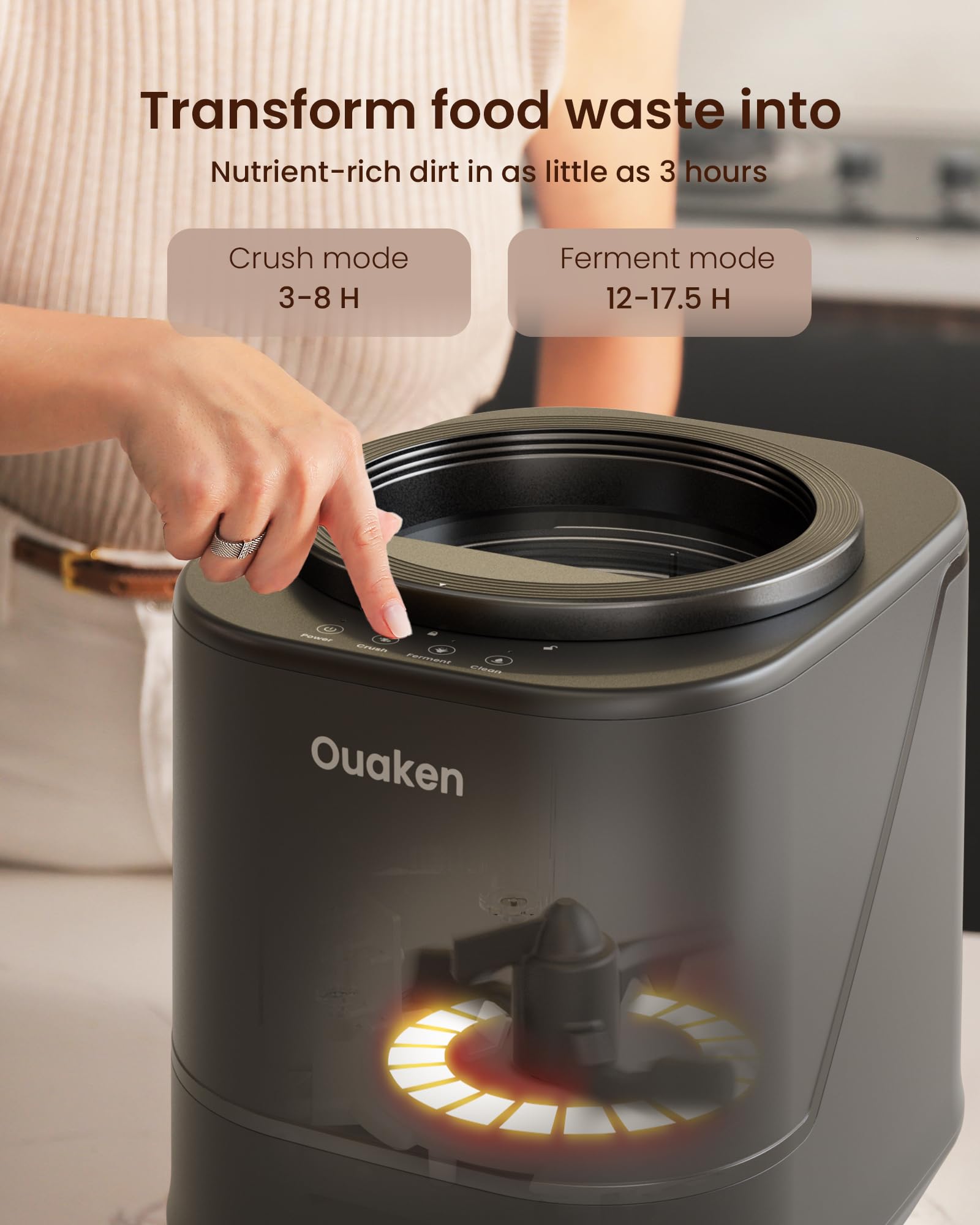 4L Electric Composter for Kitchen