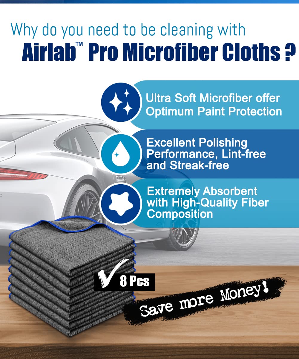 Glass Polishing Streak Free Miracle Cleaning Cloth (8 Count)