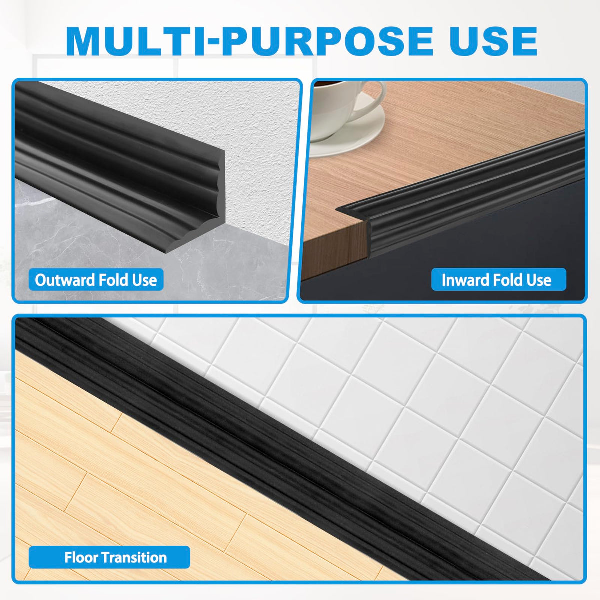 Corner Molding Trim Peel and Stick Wall Corner Protector