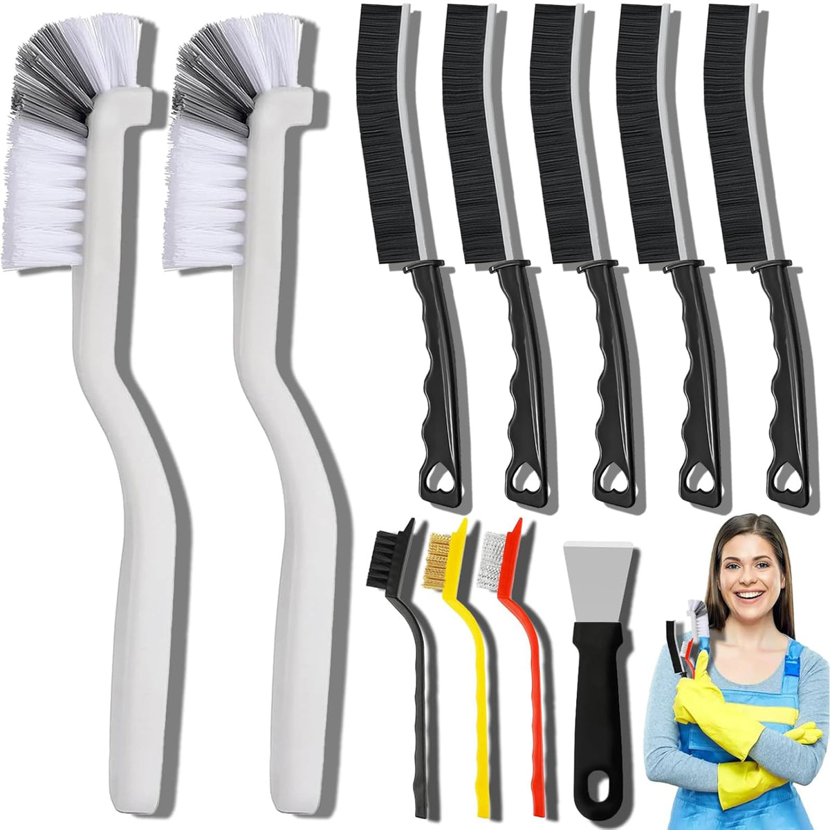 11Pcs Crevice Cleaning Brush Set