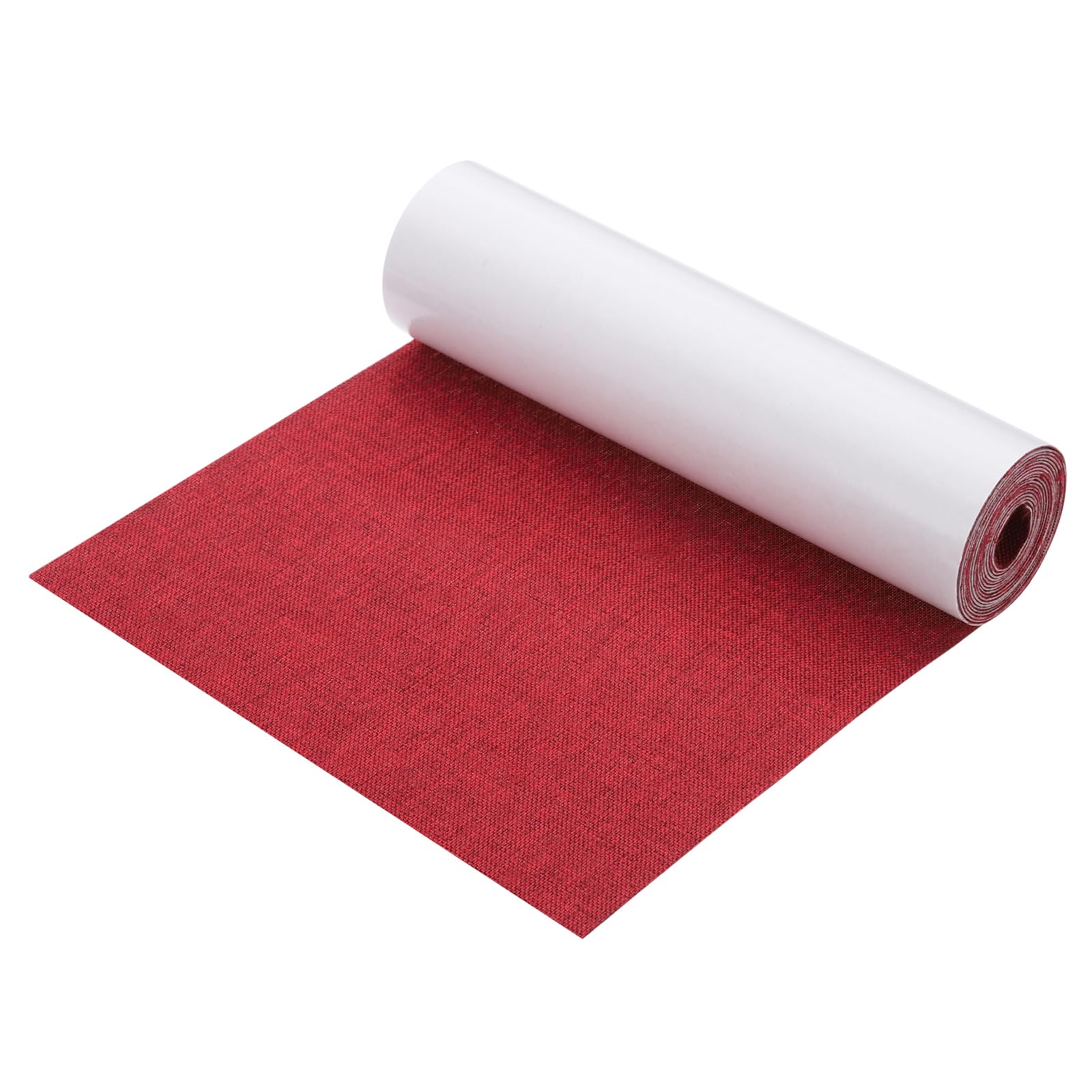 Self Adhesive Leather Furniture Patches Tape 70x6.2 Wine Red